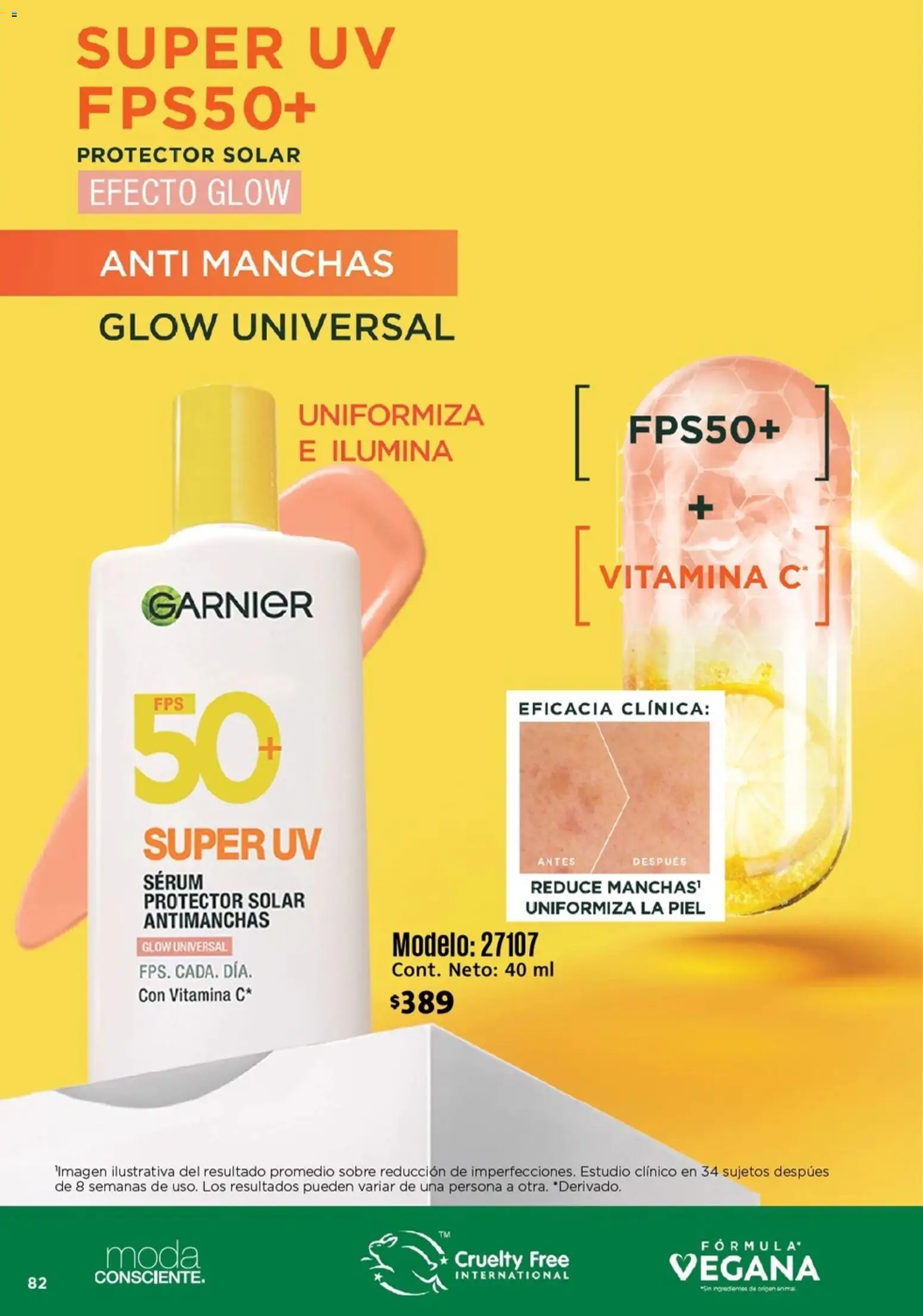 Nuevas ofertas de Ilusión válidas en toda la República Mexicana desde el 01.03.2026. ¡Encuentra las mejores ofertas en Ilusión catálogo Marcas Amigas! | Página: 84 | Productos: Serum, Sobre, Protector solar