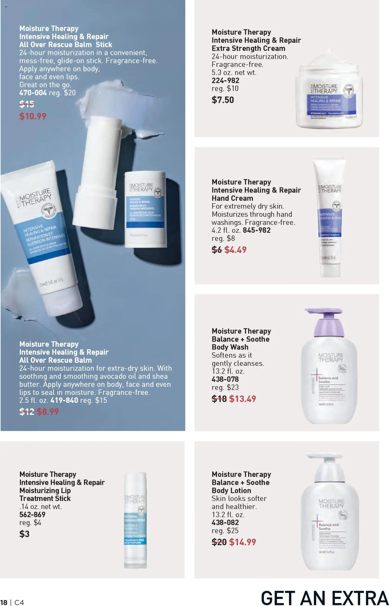 Avon Brochure - valid from 11.02.2026 | Page: 18 | Products: Hand cream, Cream, Body Wash, Avocado