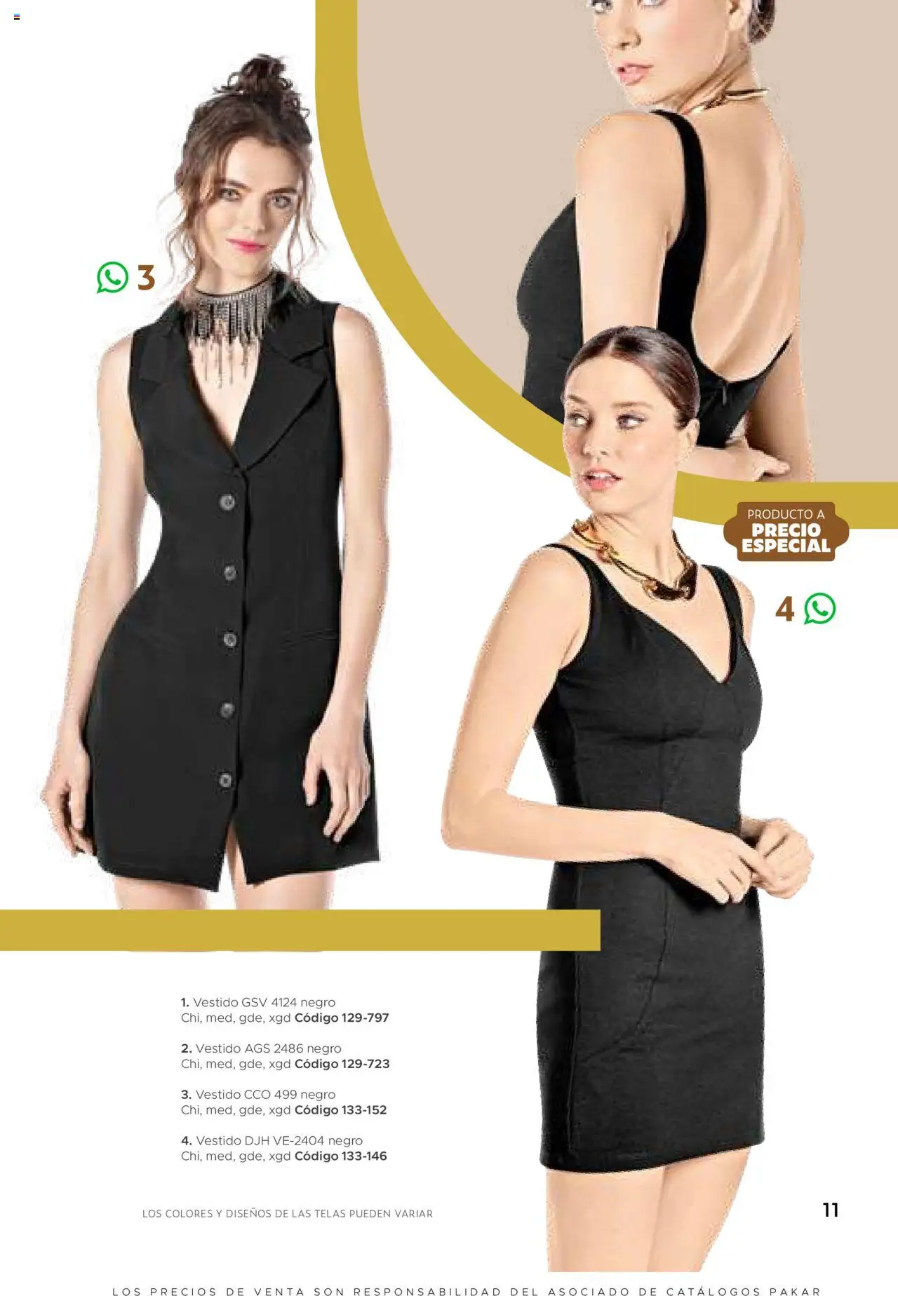 Nuevas ofertas de SC Pakar válidas en toda la República Mexicana desde el 24.07.2025. ¡Encuentra las mejores ofertas en SC Pakar Catálogo Ropa y Accesorios! | Página: 11 | Productos: Vestido
