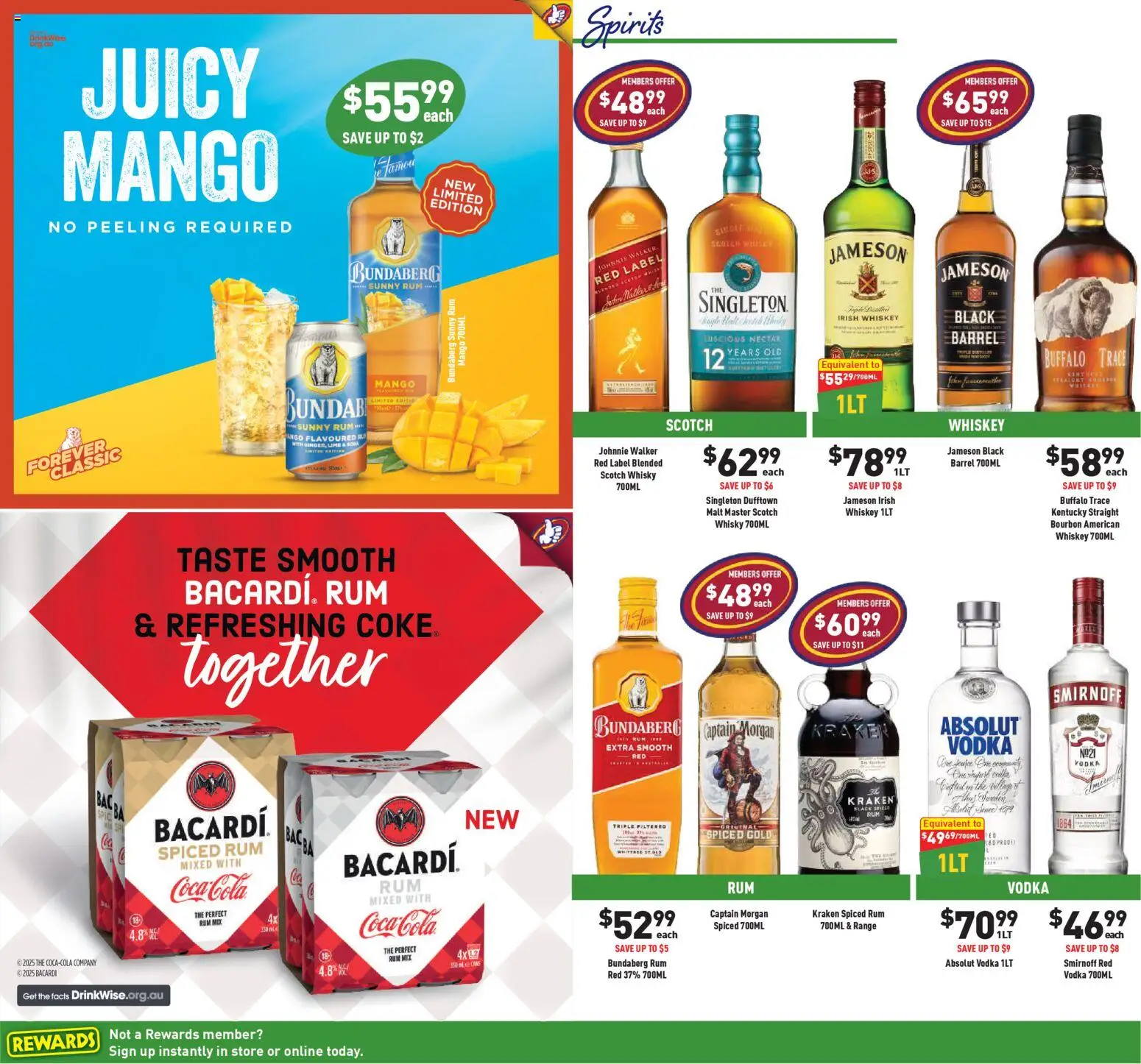 Liquor Legends catalogue - valid from 22.10.2025 | Page: 4 | Products: Bourbon, Coca Cola, Rum, Scotch