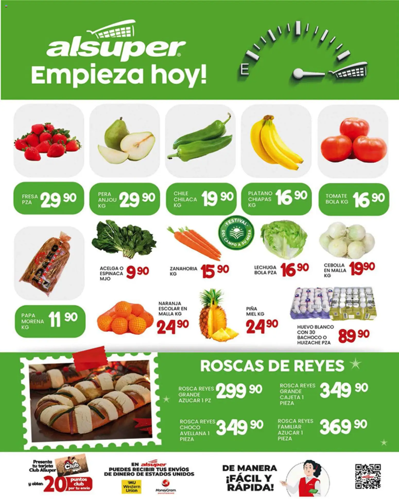 Nuevas ofertas de Alsuper válidas en toda la República Mexicana desde el 09.01.2026. ¡Encuentra las mejores ofertas en Alsuper folleto! | Página: 8 | Productos: Acelga, Papa, Lechuga, Malla