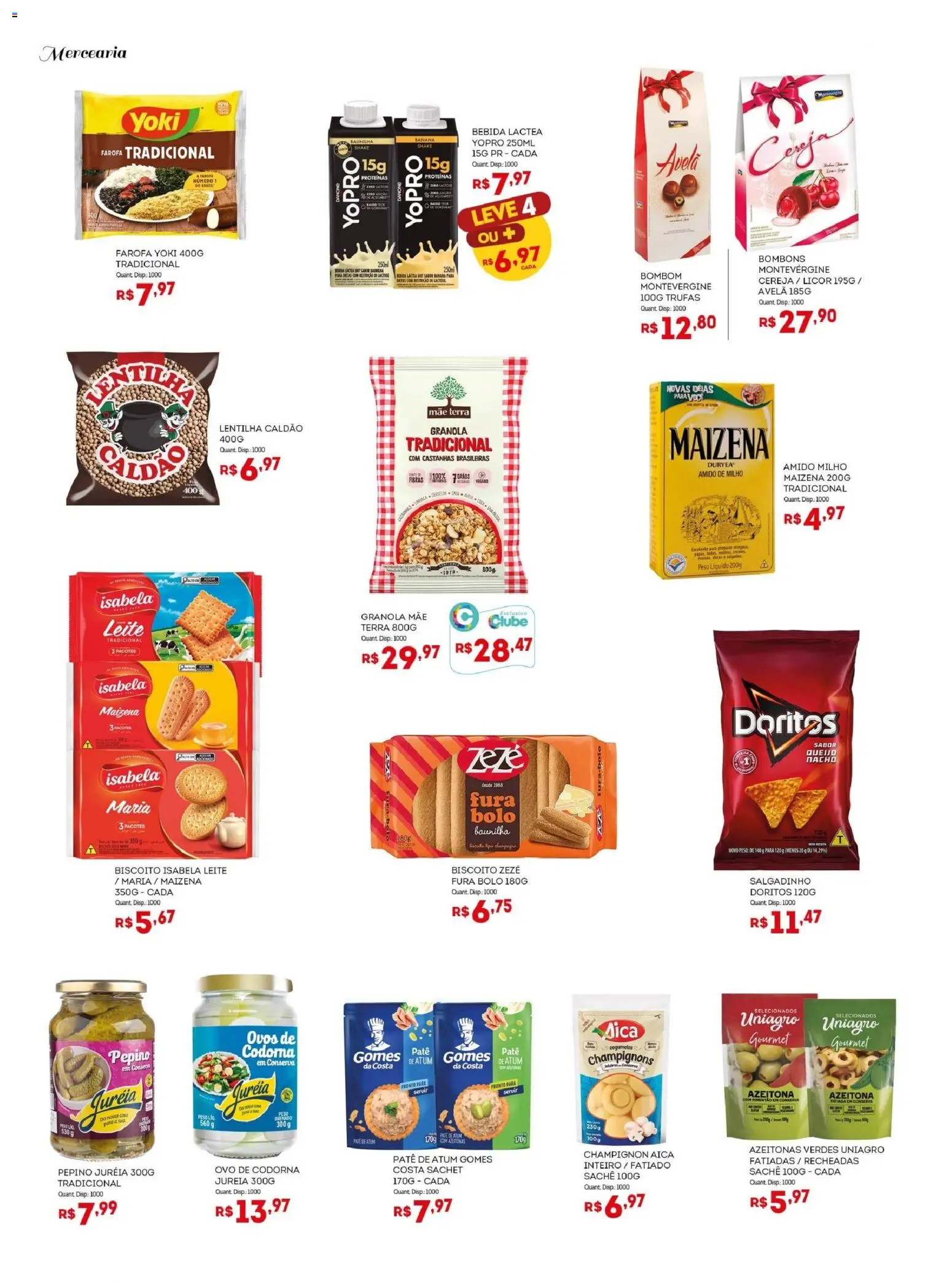 Bistek Supermercados Folheto - válido de 03.12.2025 | Página: 6 | Produtos: Champagne, Lentilha, Amido de milho, Bombom