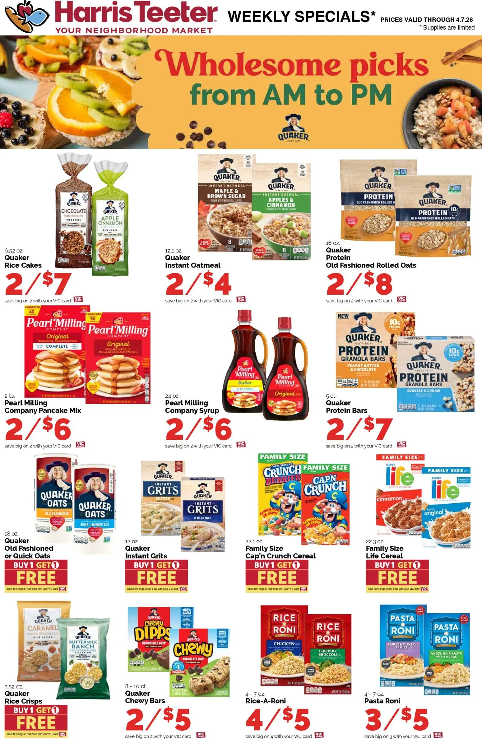 Harris Teeter Weekly Ad - NC - valid from 01.04.2026 | Page: 16 | Products: Broccoli, Butter, Cream, Garlic