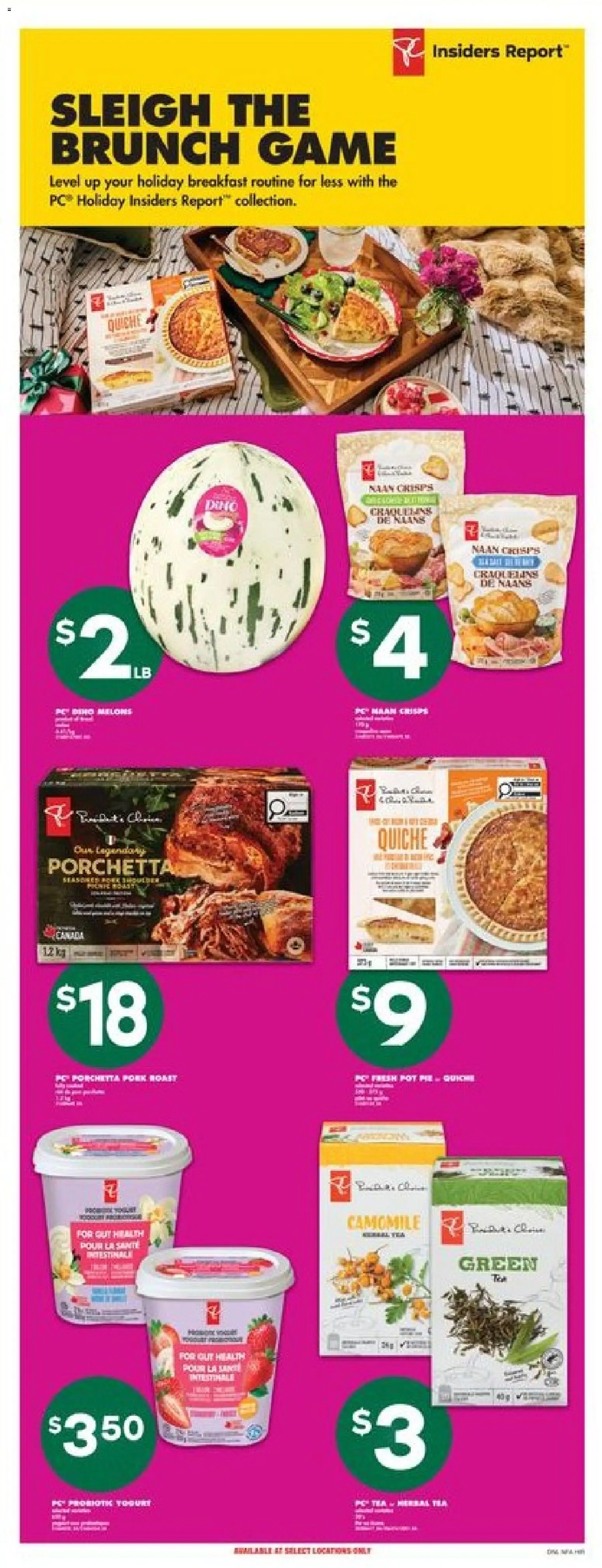 No Frills flyer valid from 25.12.2025 | Page: 8 | Products: Chips, Game, Yogurt, Pork