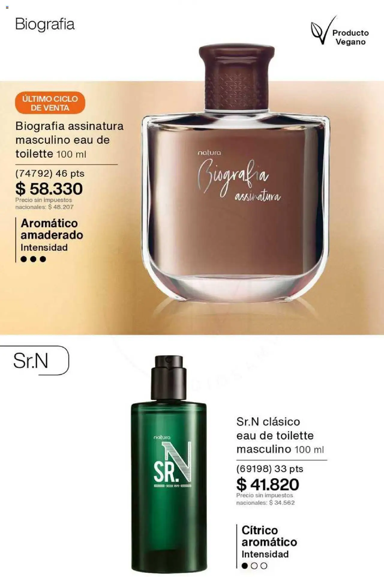 Catálogo Natura Ciclo 8 │ válido desde el 03.06.2025 | Página: 78 | Productos: Eau de toilette
