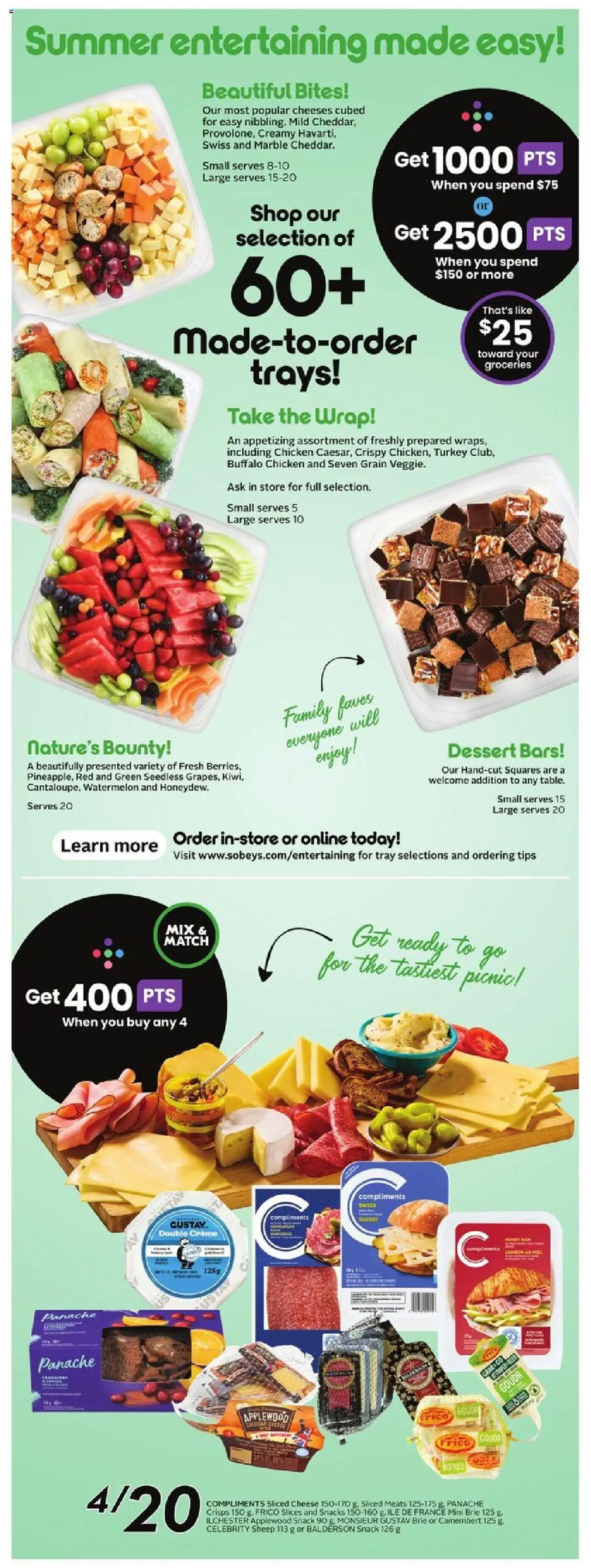 Sobeys flyer valid from 31.07.2025 | Page: 16 | Products: Turkey, Cheese, Chicken