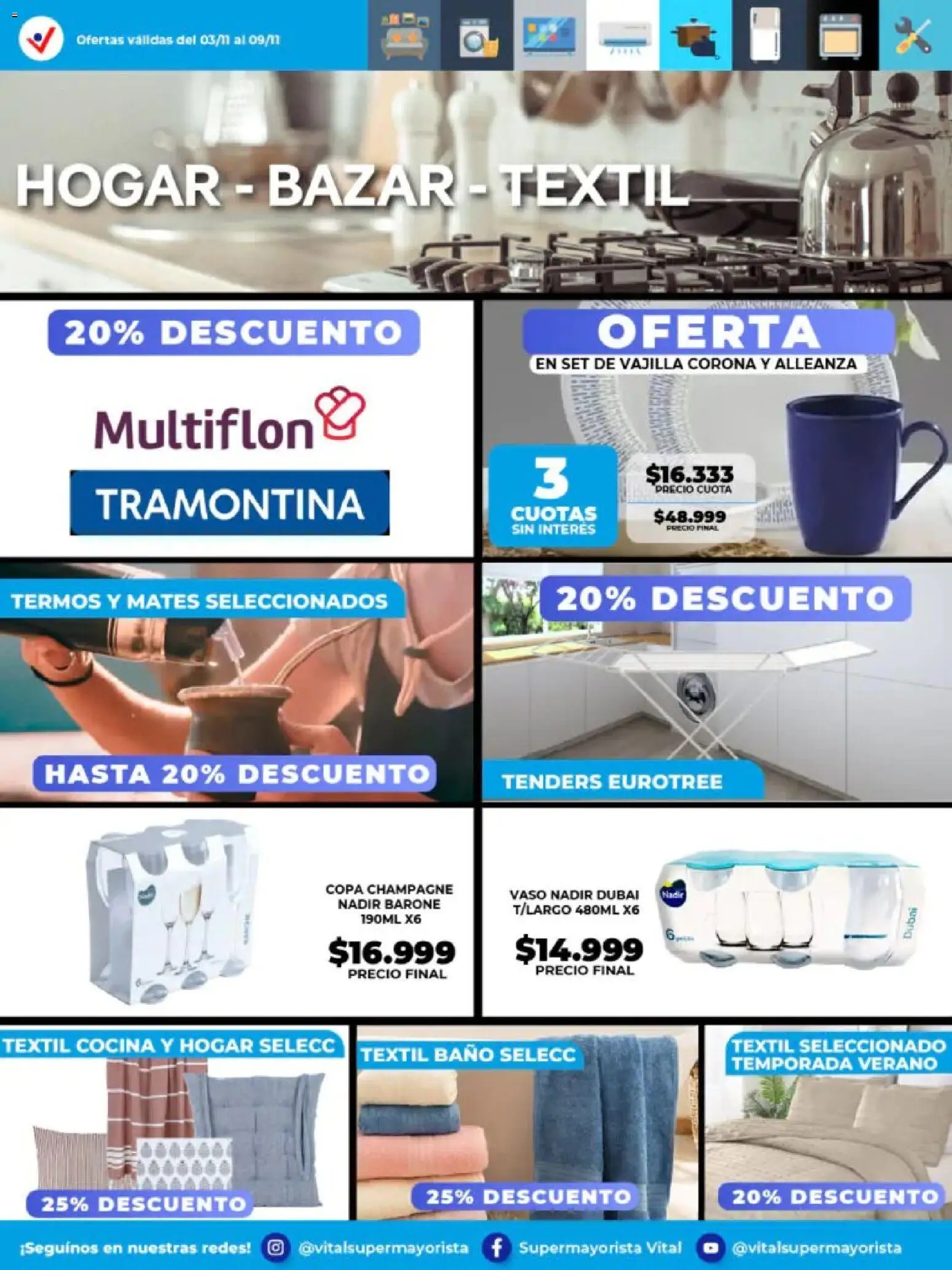 Vital - Especial de nonfood - Abasto │ válido desde el 03.11.2025 | Página: 4 | Productos: Cocina, Baño, Champagne
