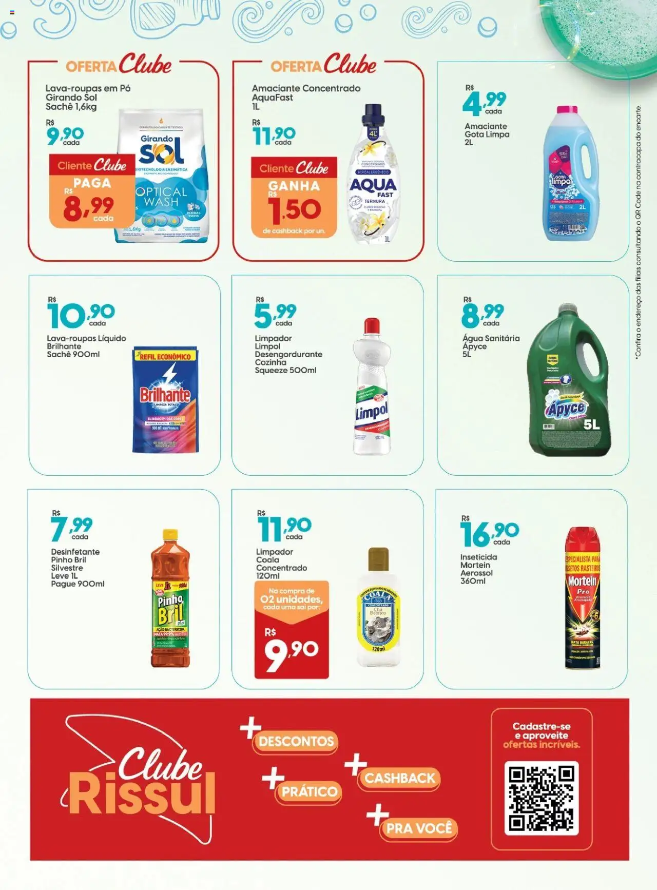Rissul Folheto - válido de 14.10.2025 | Página: 3 | Produtos: Pó, Amaciante, Inseticida, Água sanitária