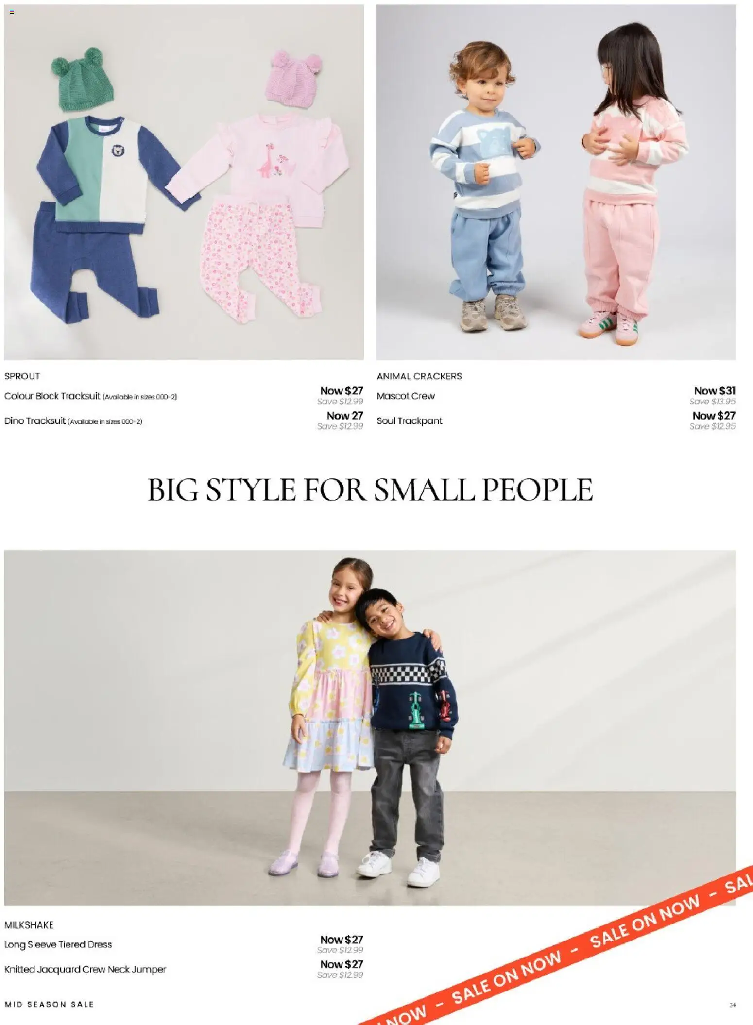 Myer catalogue - valid from 04.03.2026 | Page: 24 | Products: Jumper, Crackers, Long sleeve, Dress