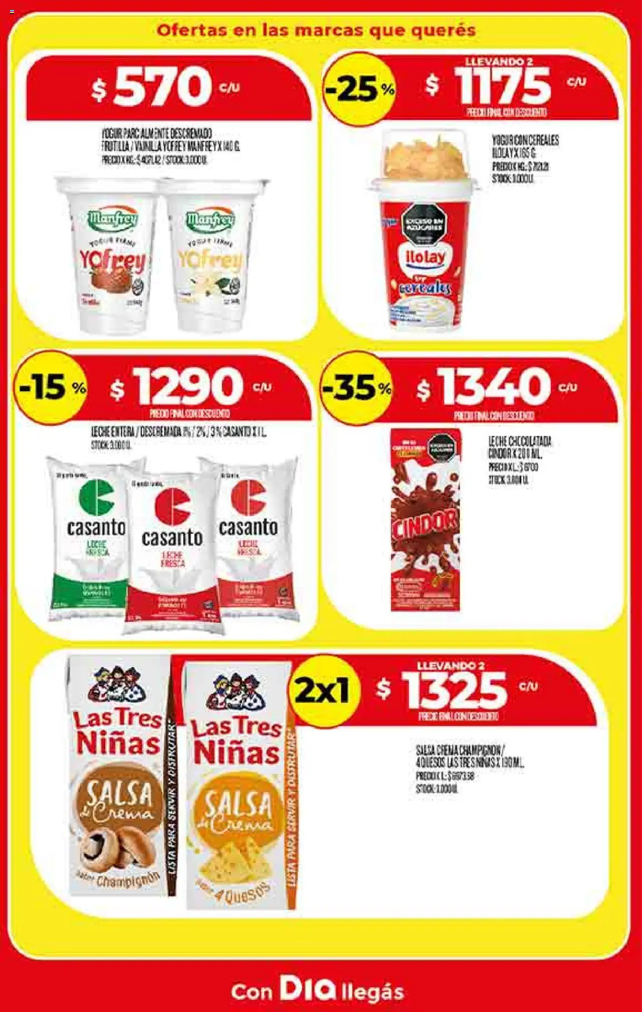 Supermercado DIA Ofertas - Salta y Jujuy │ válido desde el 20.08.2025 | Página: 8 | Productos: Frutilla, Yogur, Chocolatada, Cereales