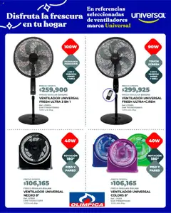 Olímpica revista - valida desde el 15.09.2025 | Página: 10 | Productos: Avena, Ventilador, Mesa