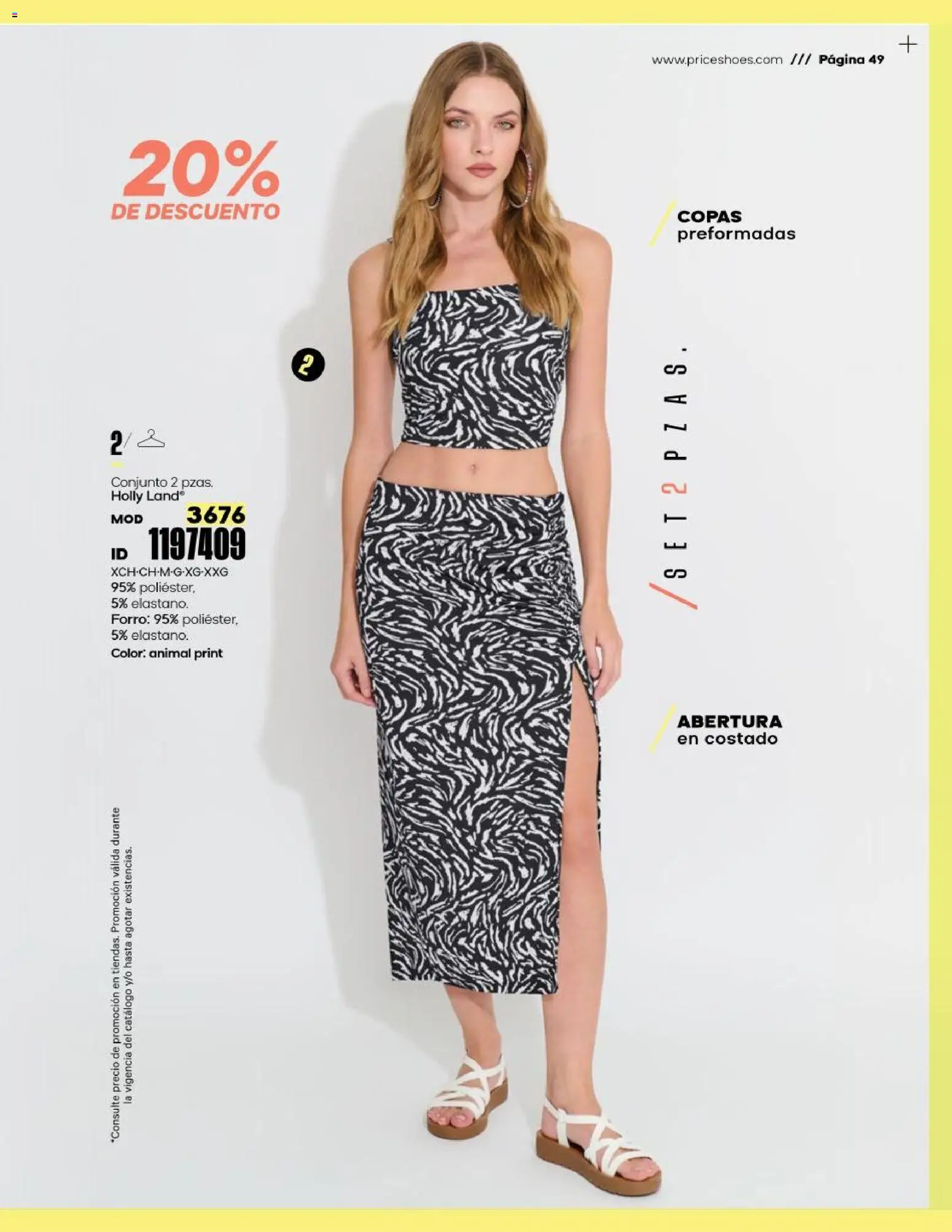 Nuevas ofertas de Price Shoes válidas en toda la República Mexicana desde el 23.01.2026. ¡Encuentra las mejores ofertas en Price Shoes catálogo Oportunidades! | Página: 49 | Productos: Conjunto