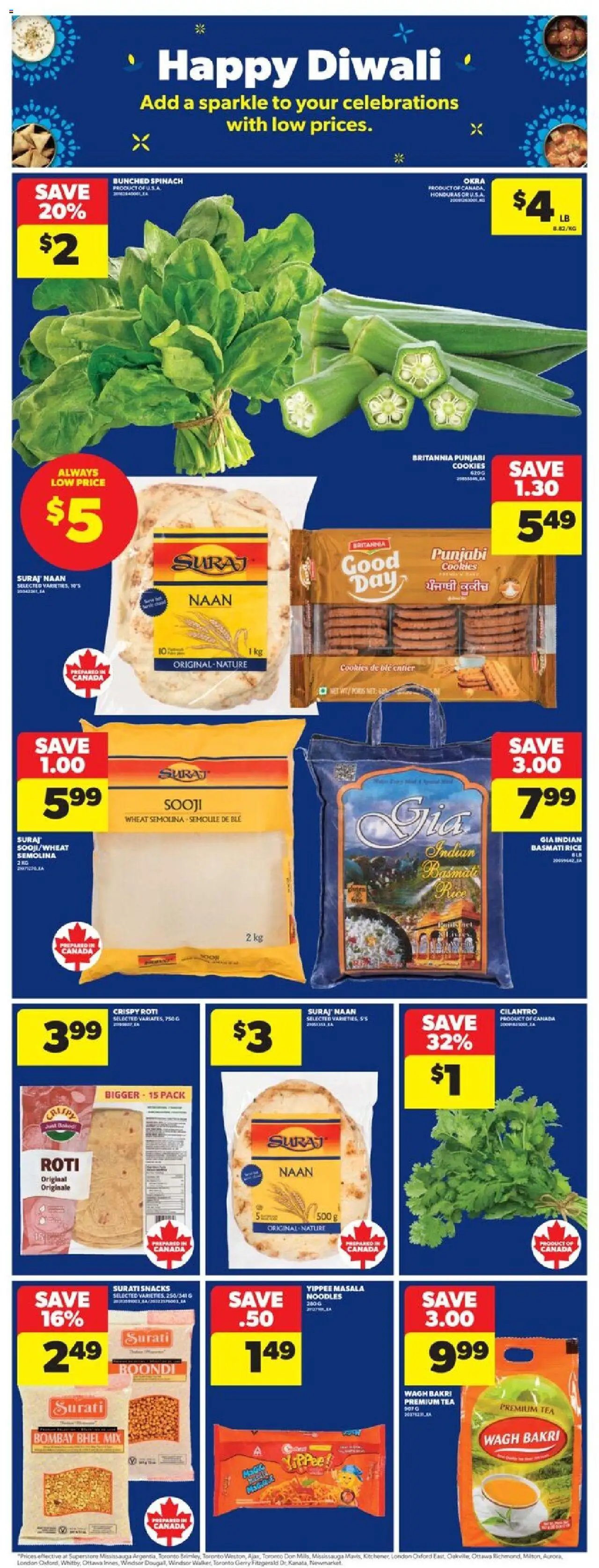 Real Canadian Superstore flyer valid from 25.09.2025 | Page: 29 | Products: Rice, Tea, Noodles, Cookies