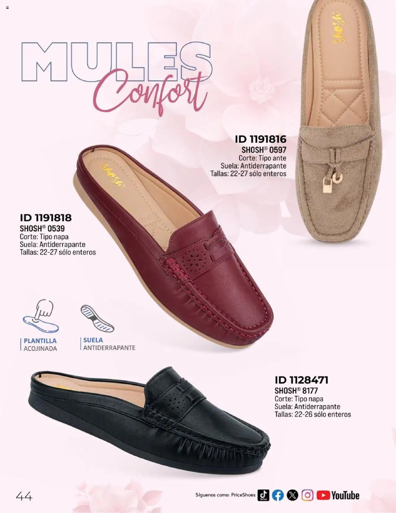Nuevas ofertas de Price Shoes válidas en toda la República Mexicana desde el 10.02.2025. ¡Encuentra las mejores ofertas en Price Shoes catálogo Confort! | Página: 44
