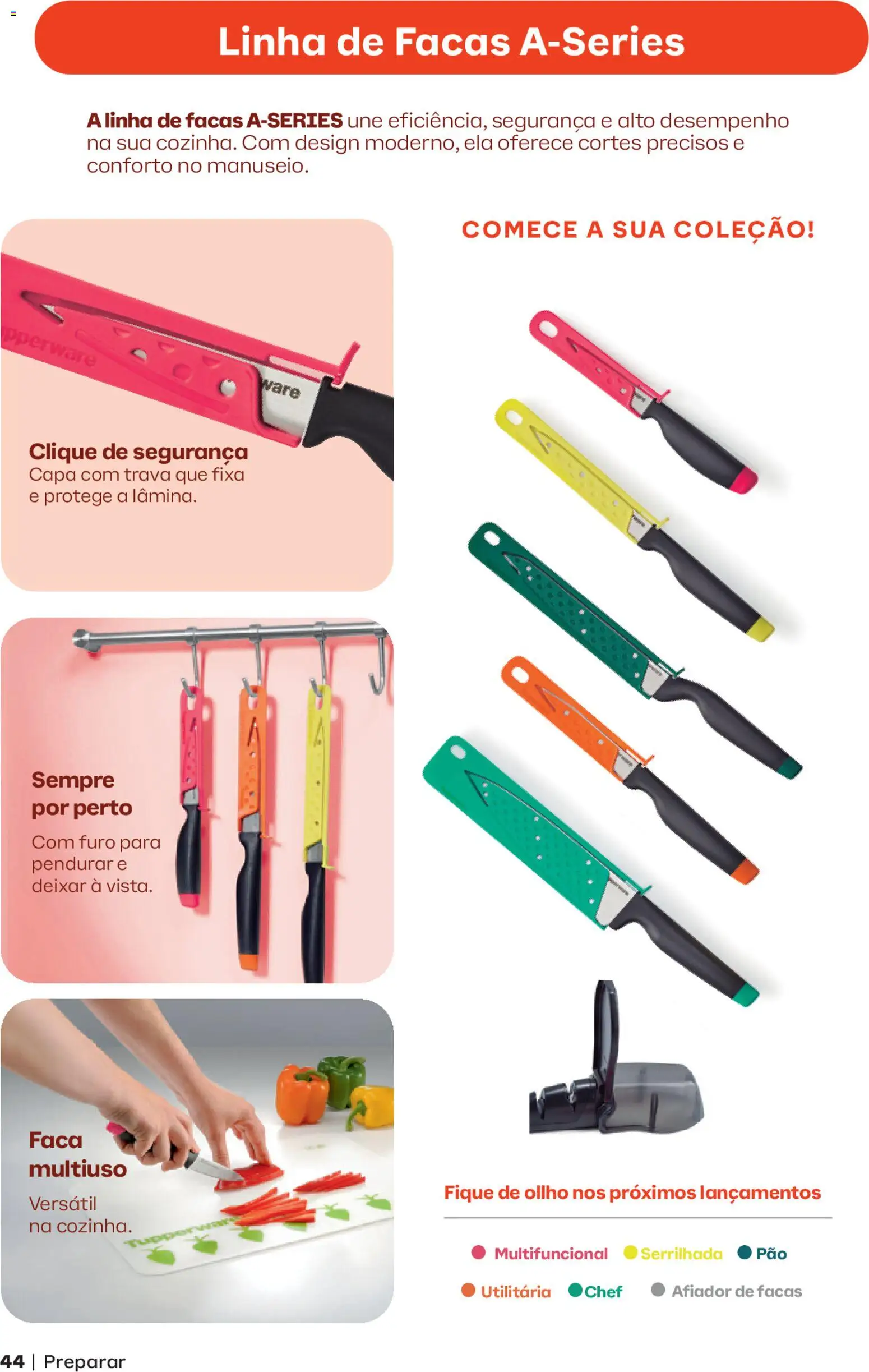 Tupperware Folheto - válido de 01.05.2026 | Página: 44 | Produtos: Multifuncional, Faca, Pão