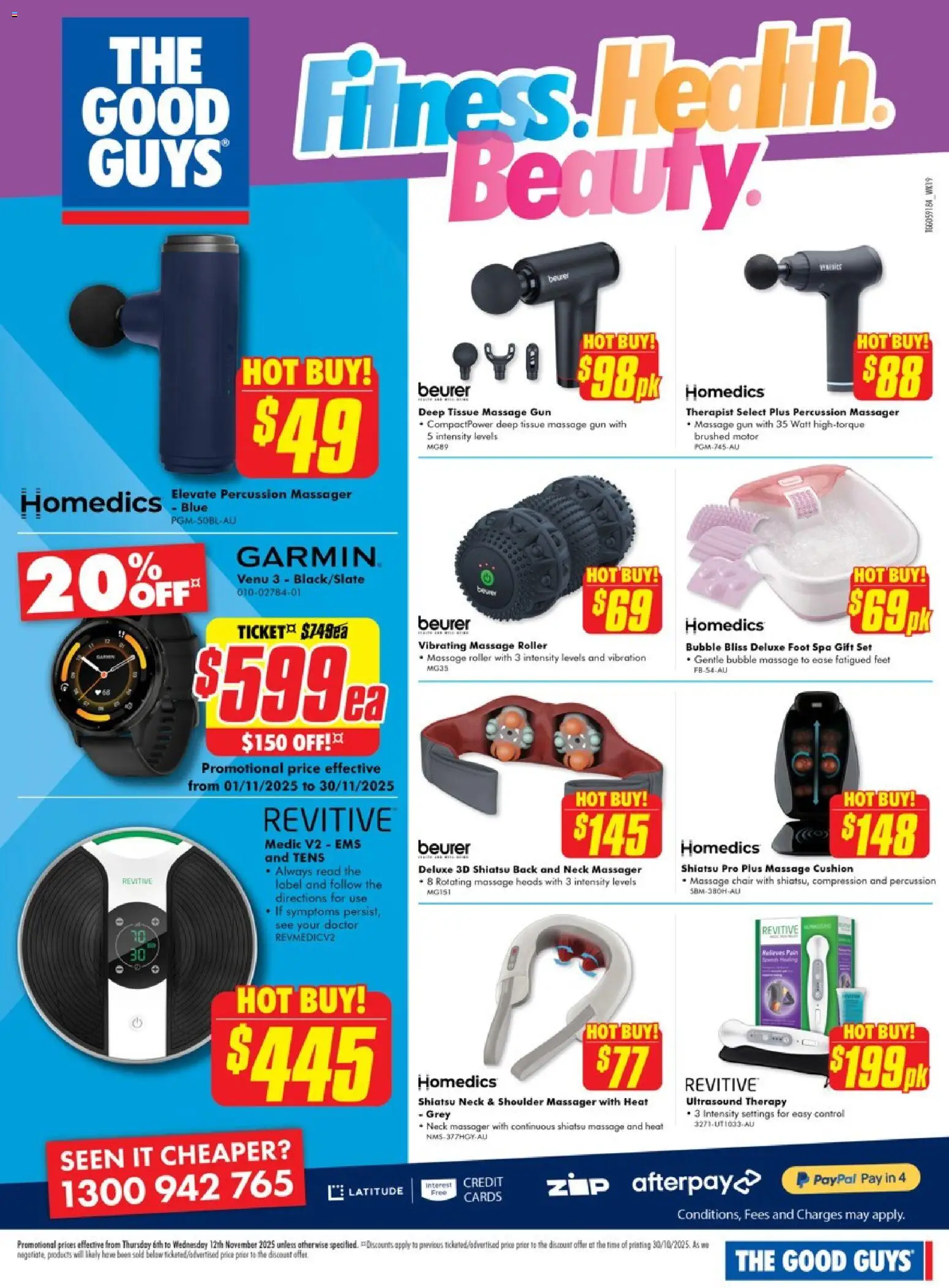 The Good Guys catalogue - valid from 05.11.2025 | Page: 12 | Products: Chair, Cushion, Compression