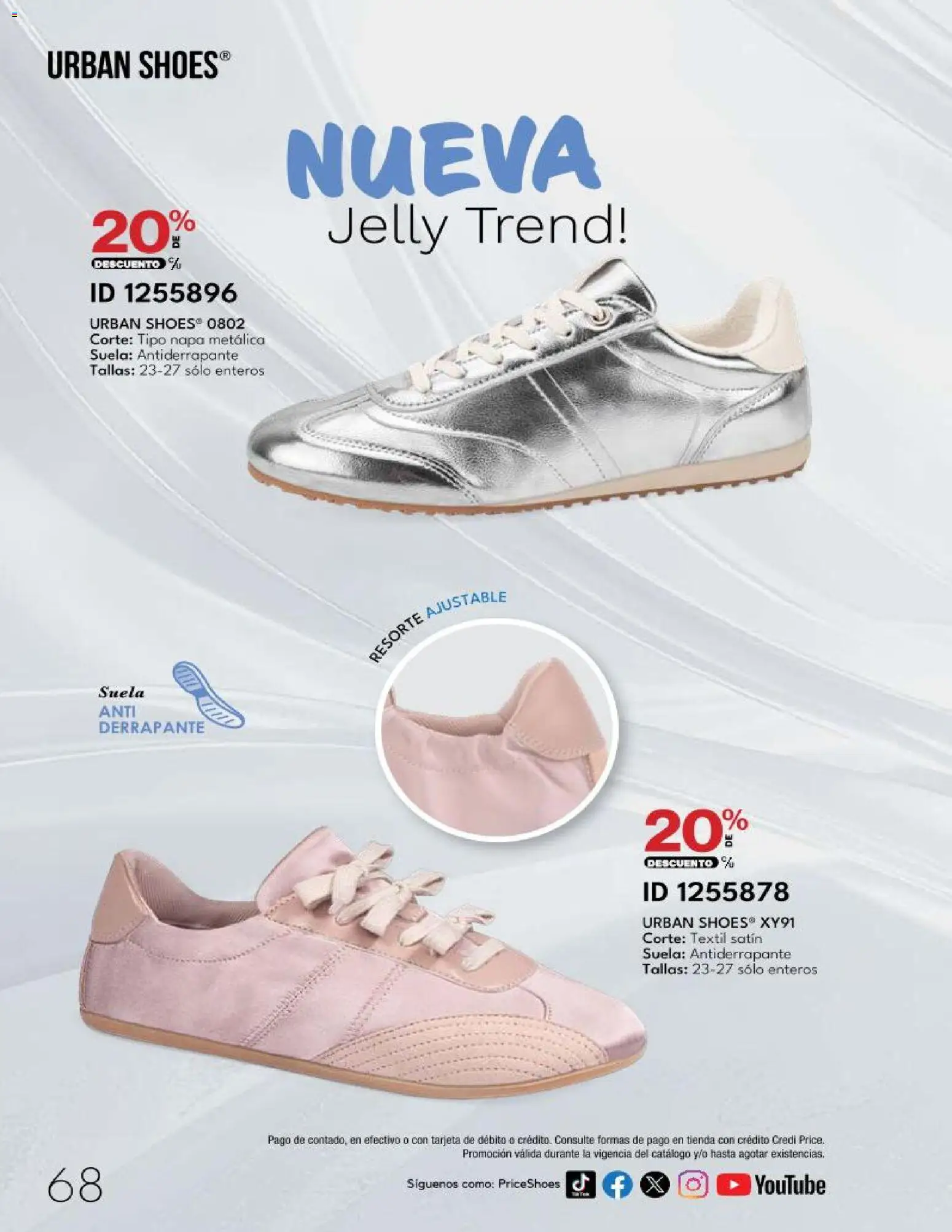 Nuevas ofertas de Price Shoes válidas en toda la República Mexicana desde el 20.03.2026. ¡Encuentra las mejores ofertas en Price Shoes catálogo 10 Pagos Sin Intereses! | Página: 68