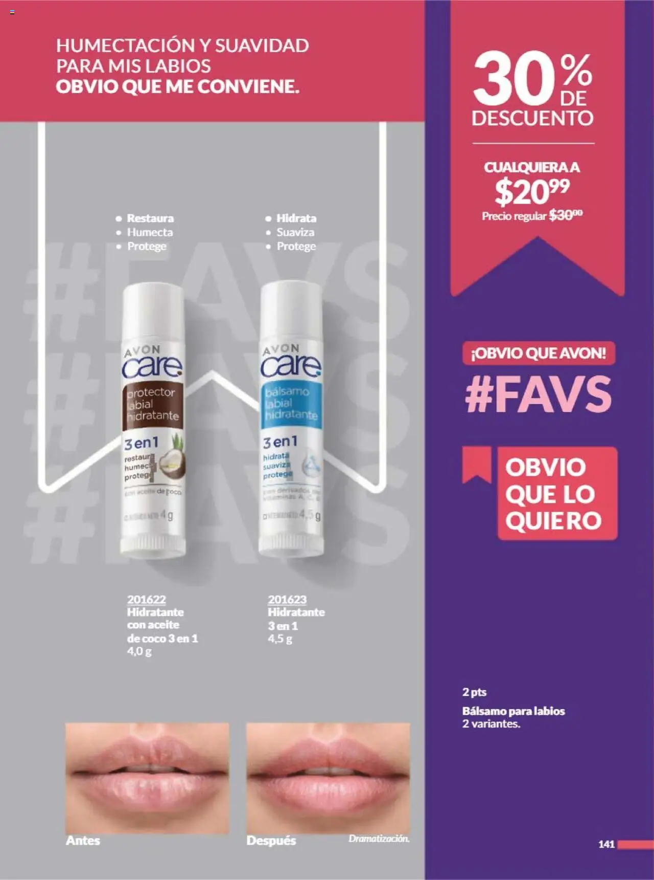 Nuevas ofertas de AVON válidas en toda la República Mexicana desde el 12.09.2025. ¡Encuentra las mejores ofertas en AVON - Campaña 15 2025! | Página: 148 | Productos: Aceite, Bálsamo