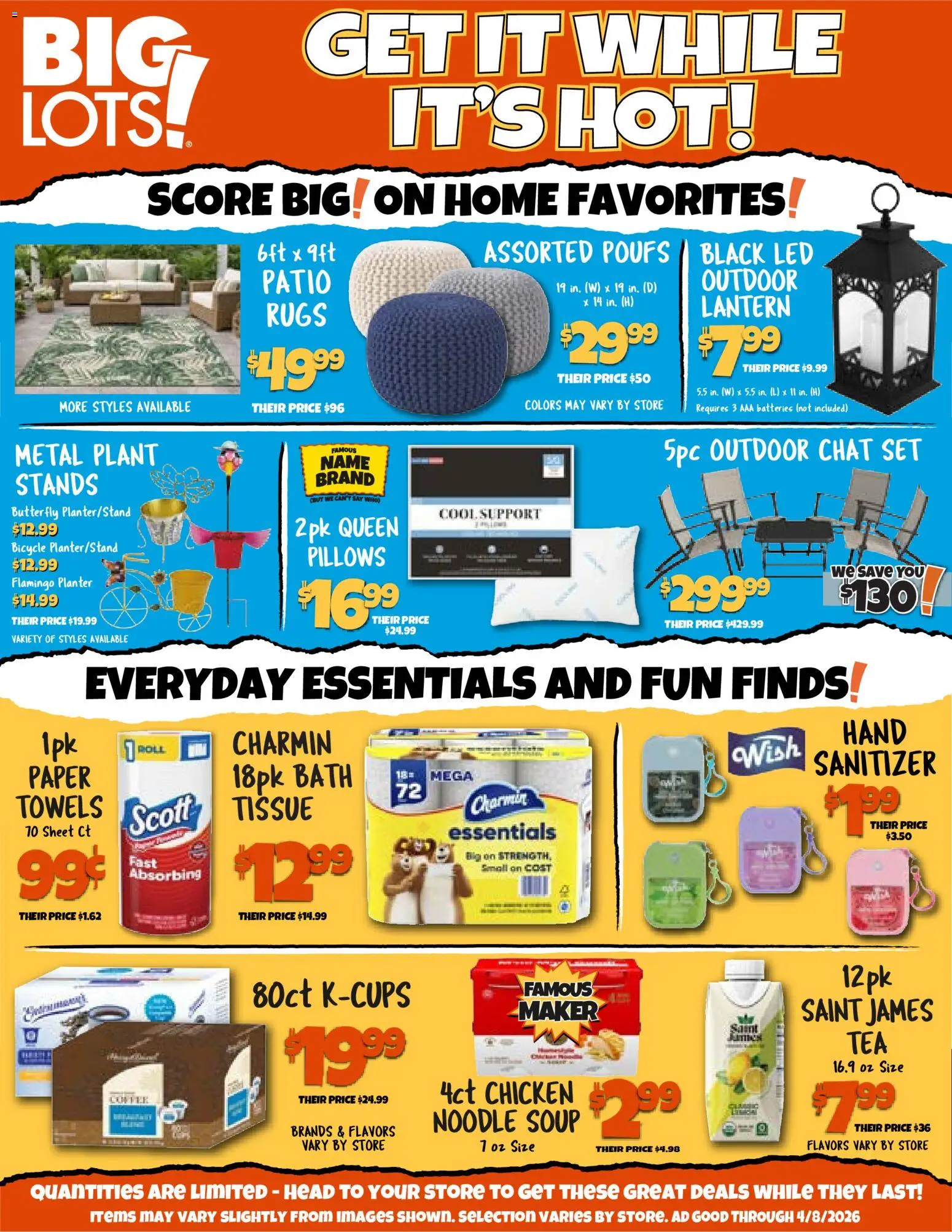 Big Lots Weekly Ad - valid from 04.04.2026 | Page: 1