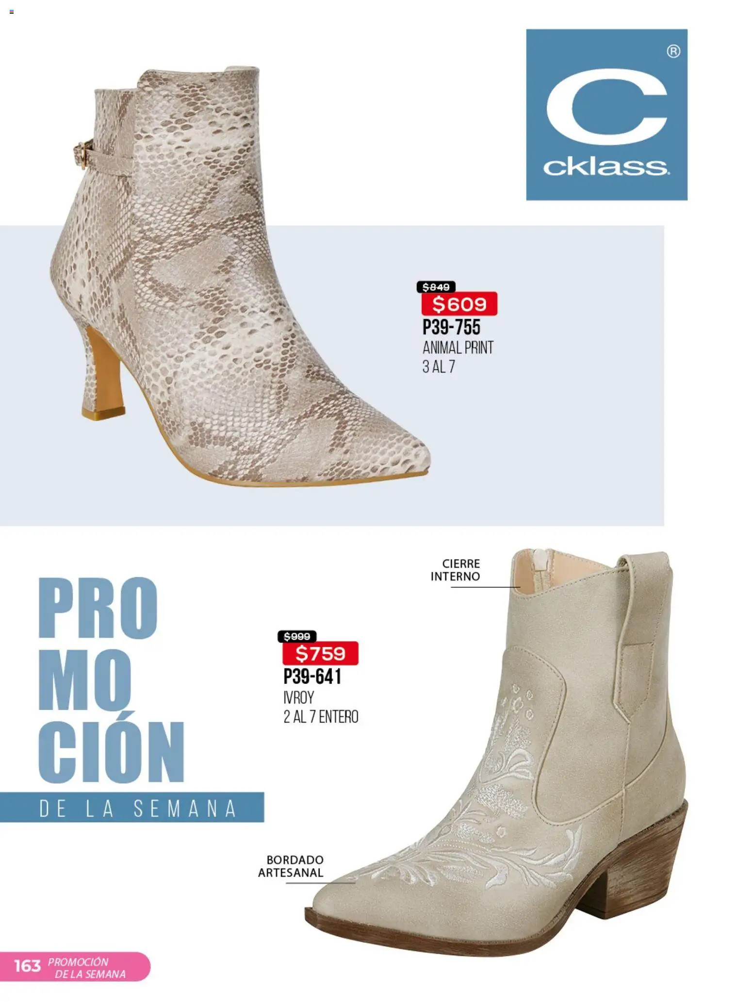 Nuevas ofertas de Cklass válidas en toda la República Mexicana desde el 13.04.2026. ¡Encuentra las mejores ofertas en Cklass catálogo Promo semanal! | Página: 164