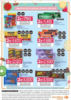 Vista previa Carrefour Express - Ofertas válido desde el 17.03.2026 | Página: 5 | Productos: Mani, Chicle, Alfajor, Pasta