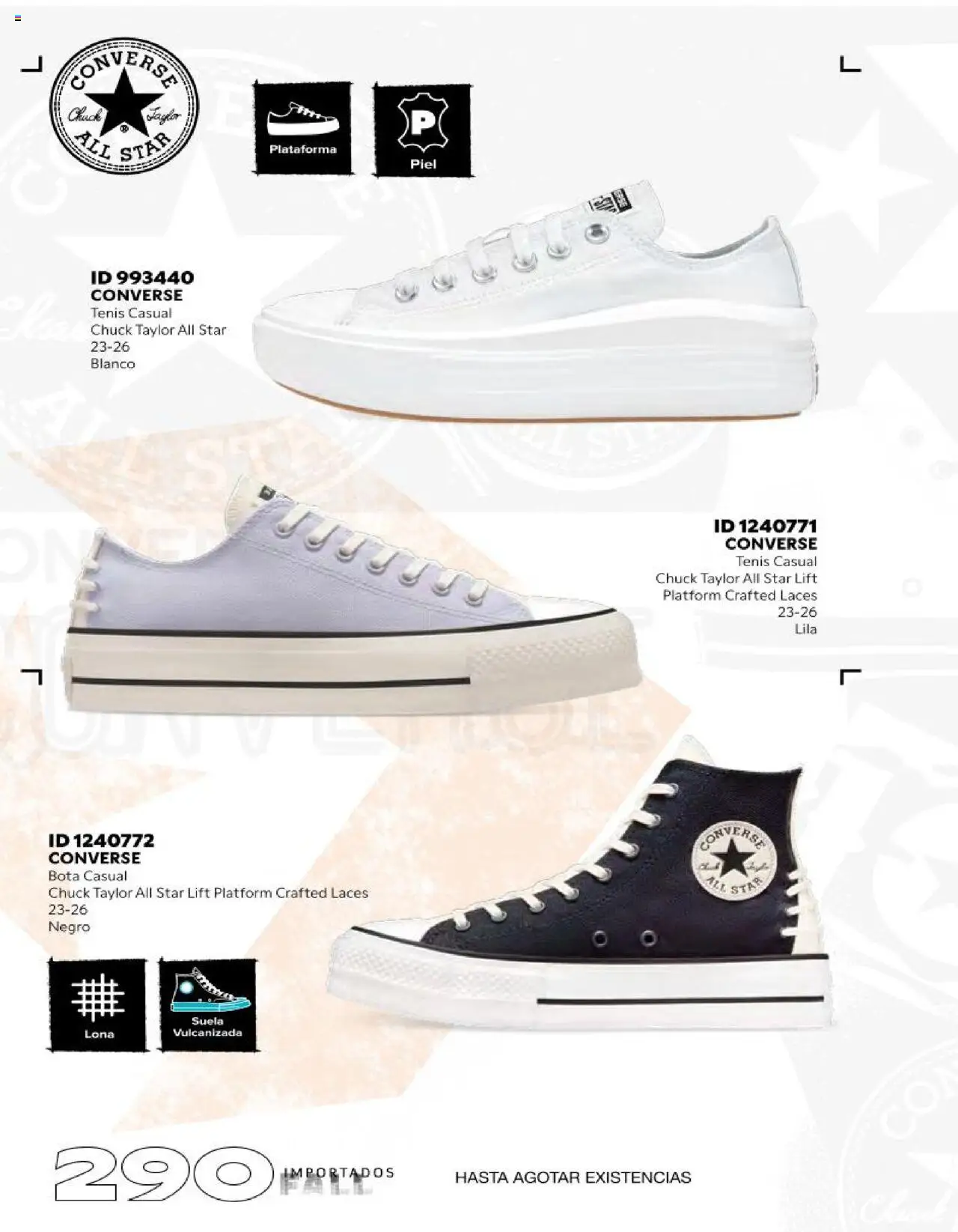 Nuevas ofertas de Price Shoes válidas en toda la República Mexicana desde el 18.10.2025. ¡Encuentra las mejores ofertas en Price Shoes catálogo Fall Importados segunda! | Página: 290 | Productos: Tenis, Lona