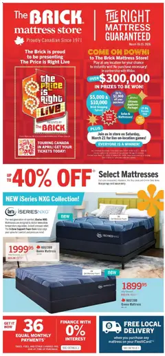 Preview of The Brick - Brick Mattress Store from shop The Brick valid from 19.03.2026