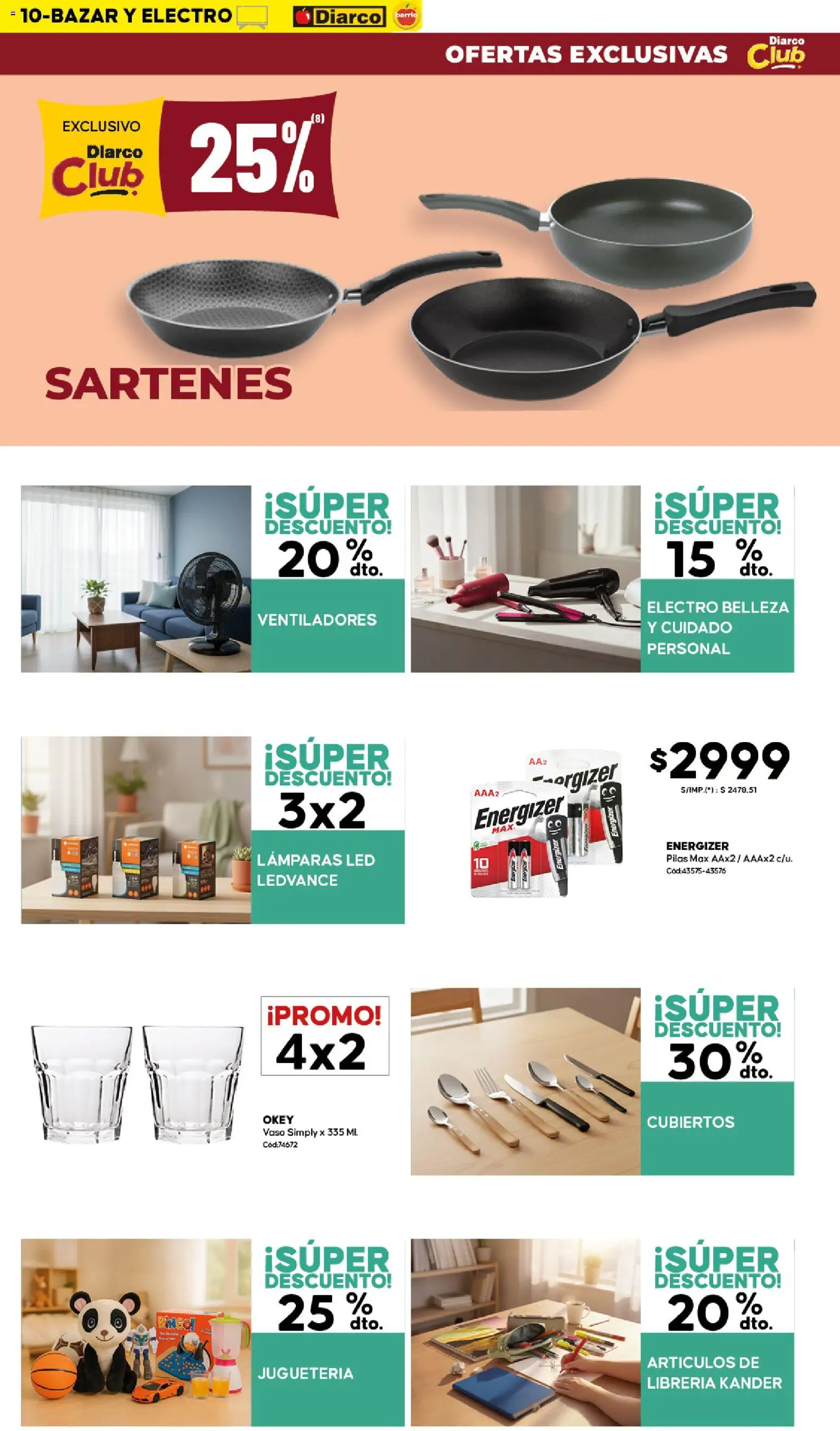 Diarco - Ofertas Diarco Barrio │ válido desde el 05.01.2026 | Página: 10 | Productos: Pilas