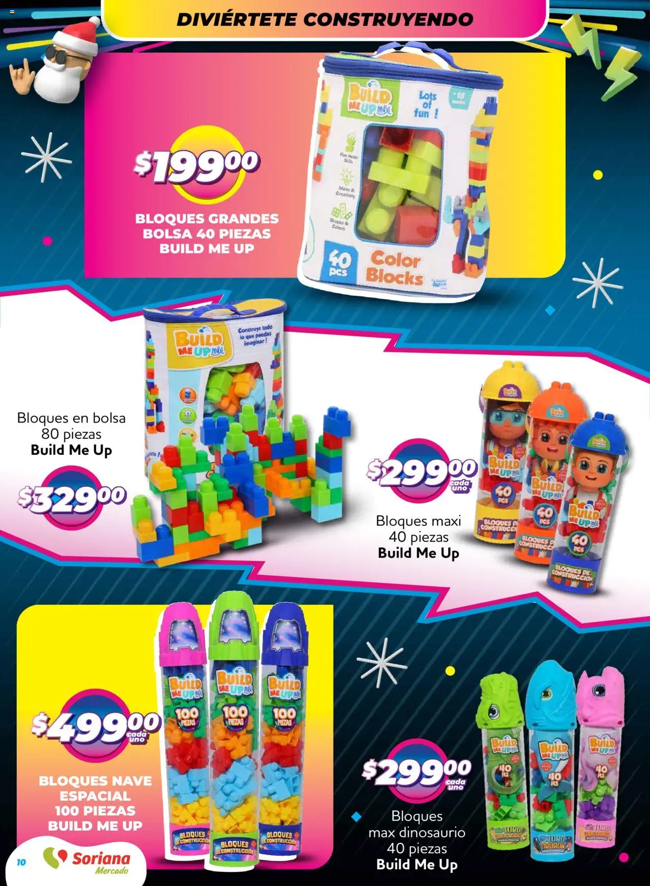 Nuevas ofertas de Soriana válidas en toda la República Mexicana desde el 09.10.2025. ¡Encuentra las mejores ofertas en Soriana - Reino de los Juguetes Mercado Nacional! | Página: 10 | Productos: Bolsa