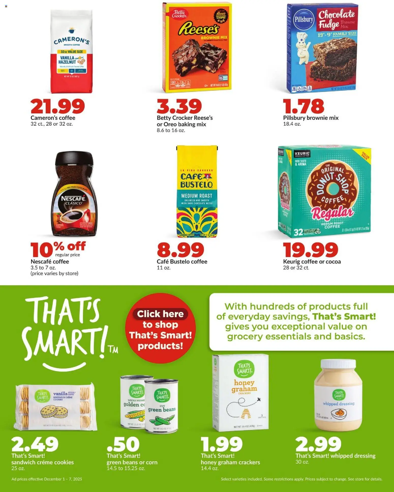 HyVee Weekly Ad - valid from 01.12.2025 | Page: 24 | Products: Corn, Coffee, Chocolate, Cookies