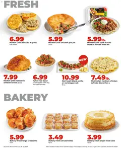 Preview of HyVee weekly ads valid from 16.02.2026 | Page: 16 | Products: Bakery, Rice, Croissants, Angel Food Cake