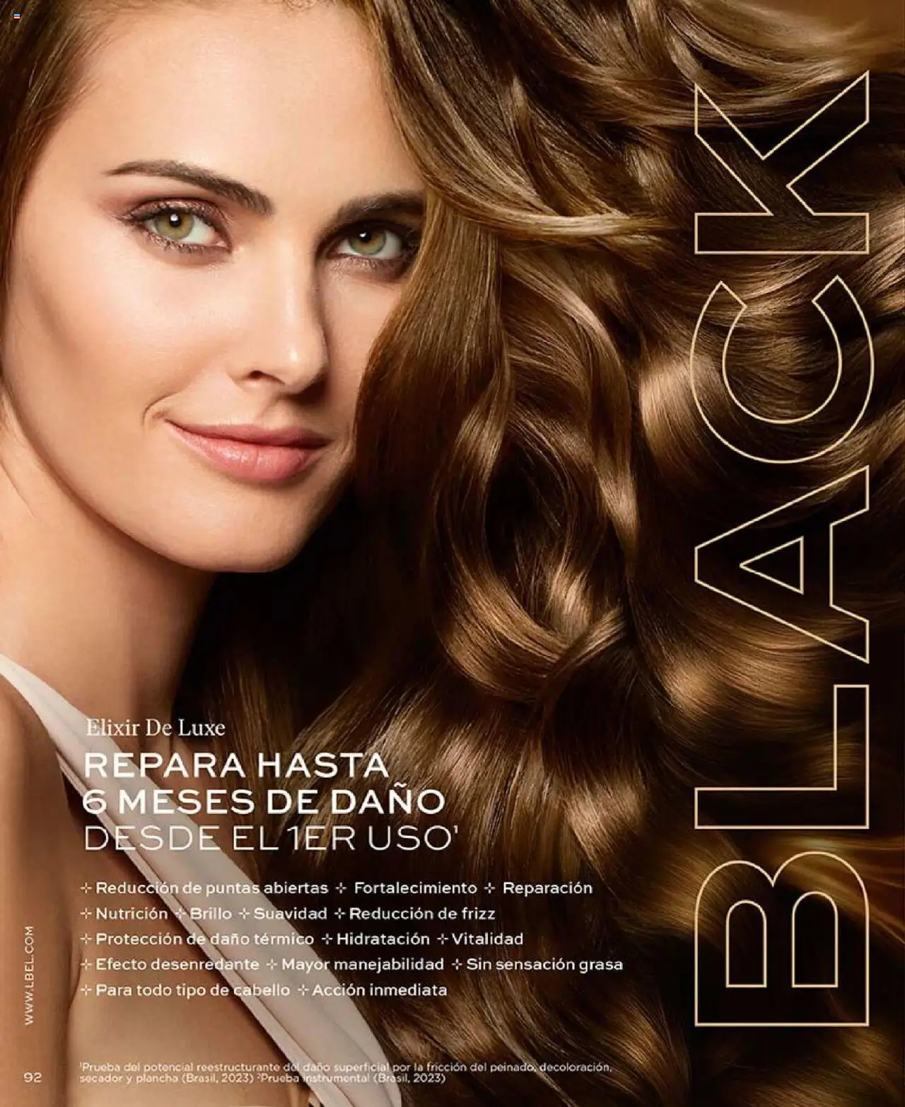 Catálogo L'Bel Campaña 16 │ válido desde el 24.09.2025 | Página: 92 | Productos: Brillo, Plancha