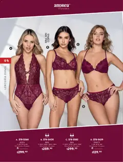 Vista previa de Andrea catálogo Moda Joven, nuevo folleto de la tienda, válido en México a partir del 16.11.2025 | Página: 24 | Productos: Body, Lenceria