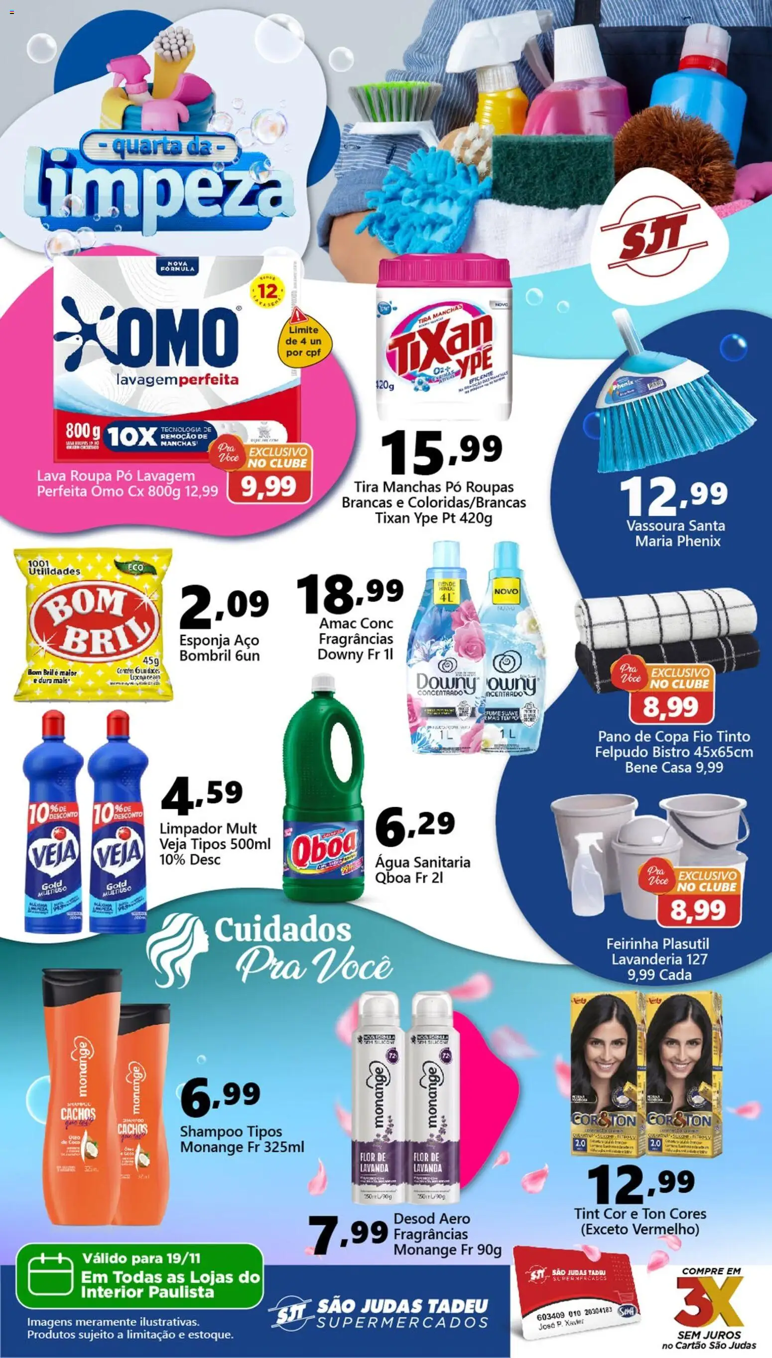 São Judas Tadeu Folheto - válido de 19.11.2025 | Página: 1 | Produtos: Pó, Esponja, Copa, Roupas