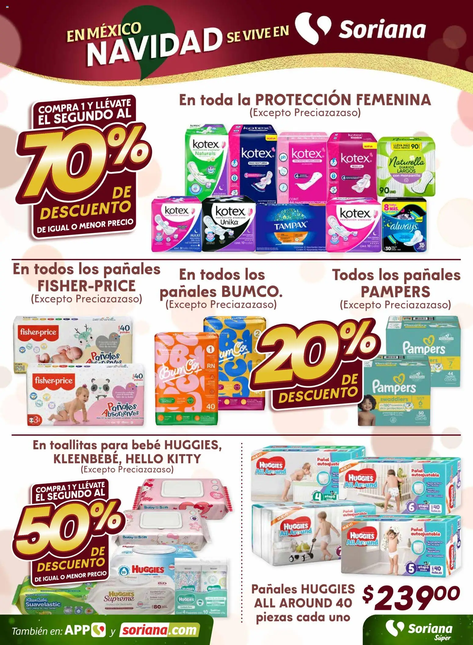 Nuevas ofertas de Soriana válidas en toda la República Mexicana desde el 11.12.2025. ¡Encuentra las mejores ofertas en Soriana - Fin de Semana Súper: Juárez! | Página: 5 | Productos: Huevo, Pañales