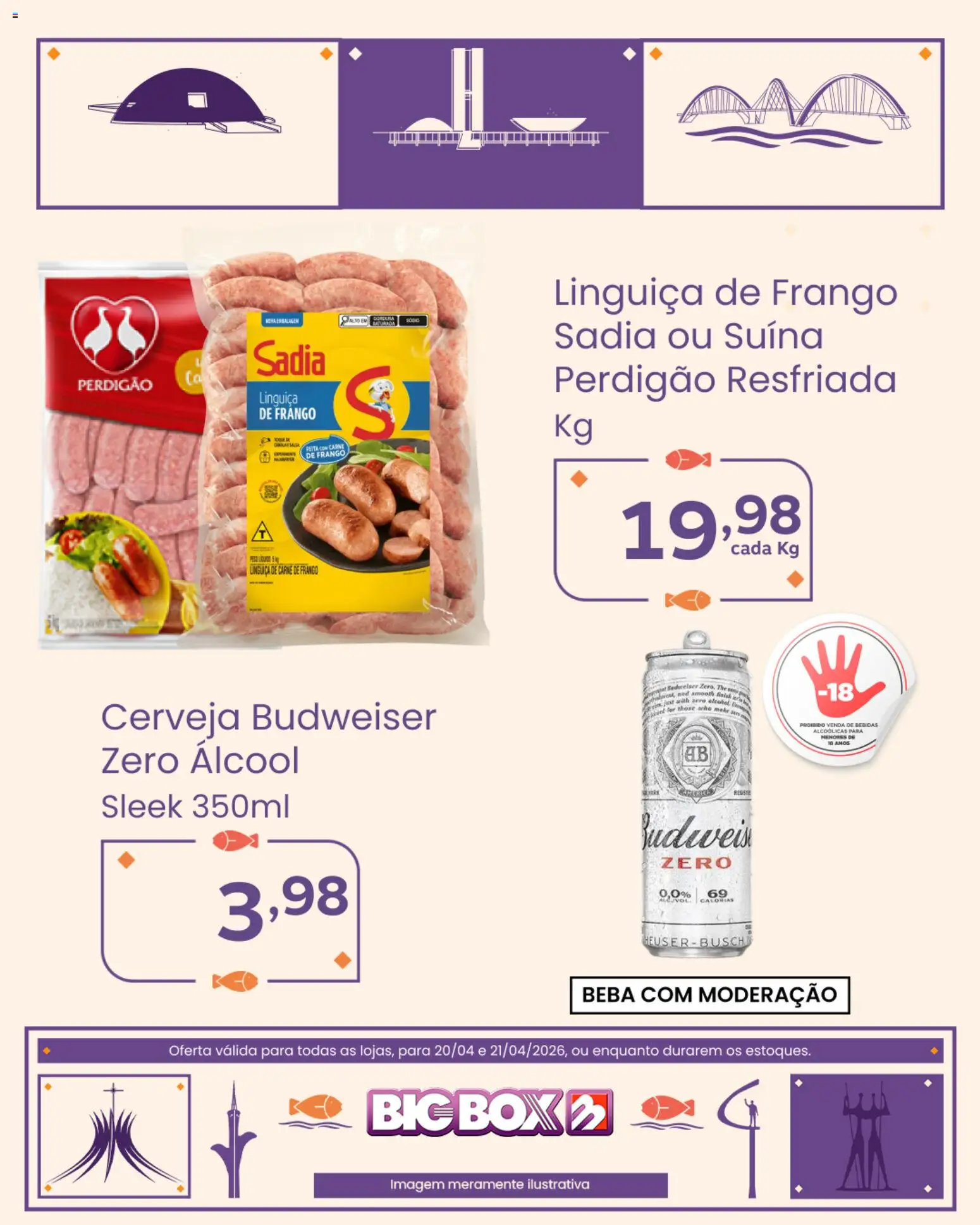 Big Box Folheto - válido de 20.04.2026 | Página: 5 | Produtos: Cerveja, Carne de frango, Carne, Frango