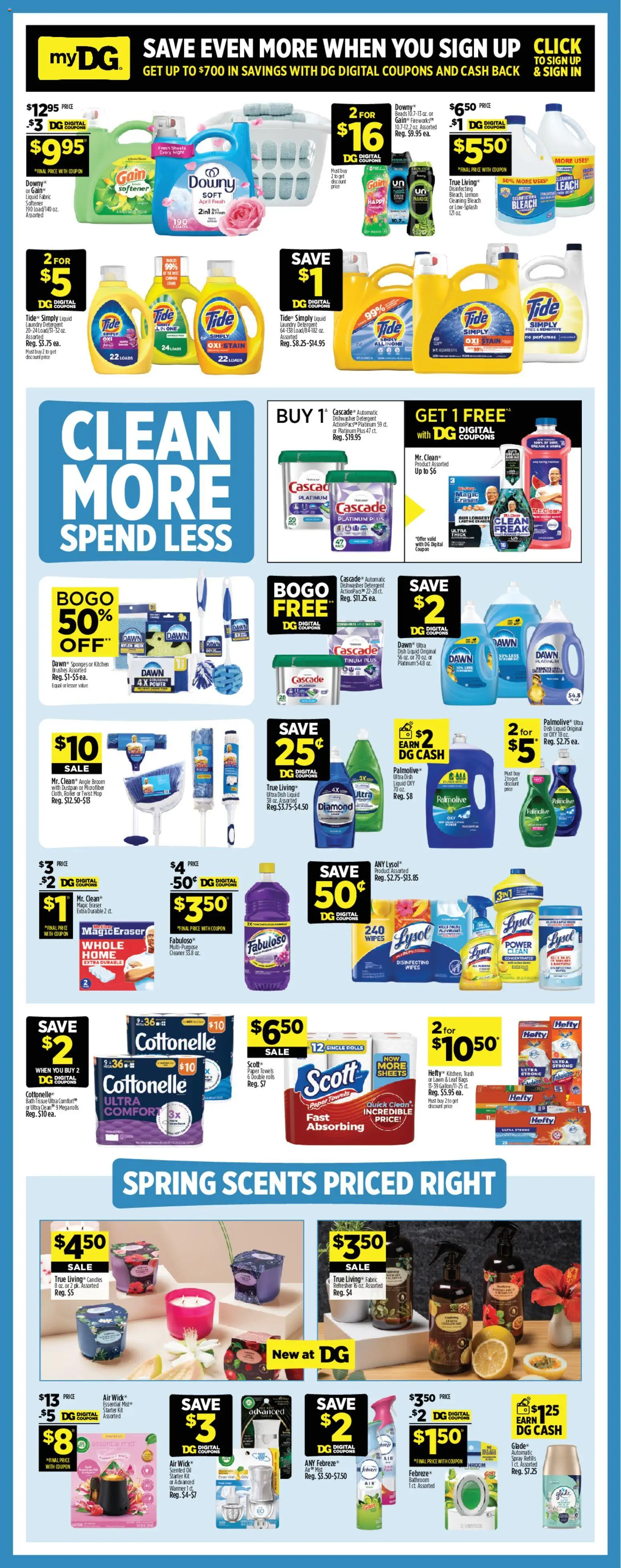 Dollar General Weekly Ad - TX - valid from 19.04.2026 | Page: 8 | Products: Brushes, Bath, Oil, Lemon