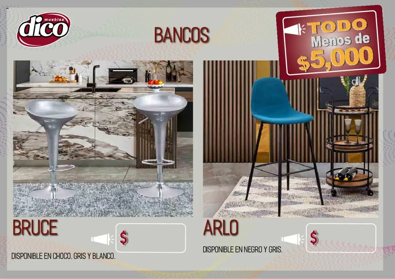 Nuevas ofertas de Muebles Dico válidas en toda la República Mexicana desde el 12.02.2025. ¡Encuentra las mejores ofertas en Muebles Dico catálogo Todo Menos! | Página: 72