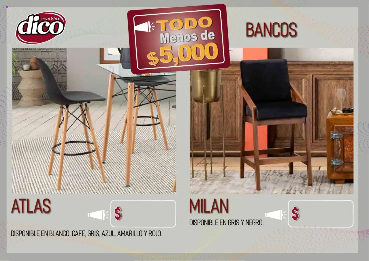 Nuevas ofertas de Muebles Dico válidas en toda la República Mexicana desde el 12.02.2025. ¡Encuentra las mejores ofertas en Muebles Dico catálogo Todo Menos! | Página: 72