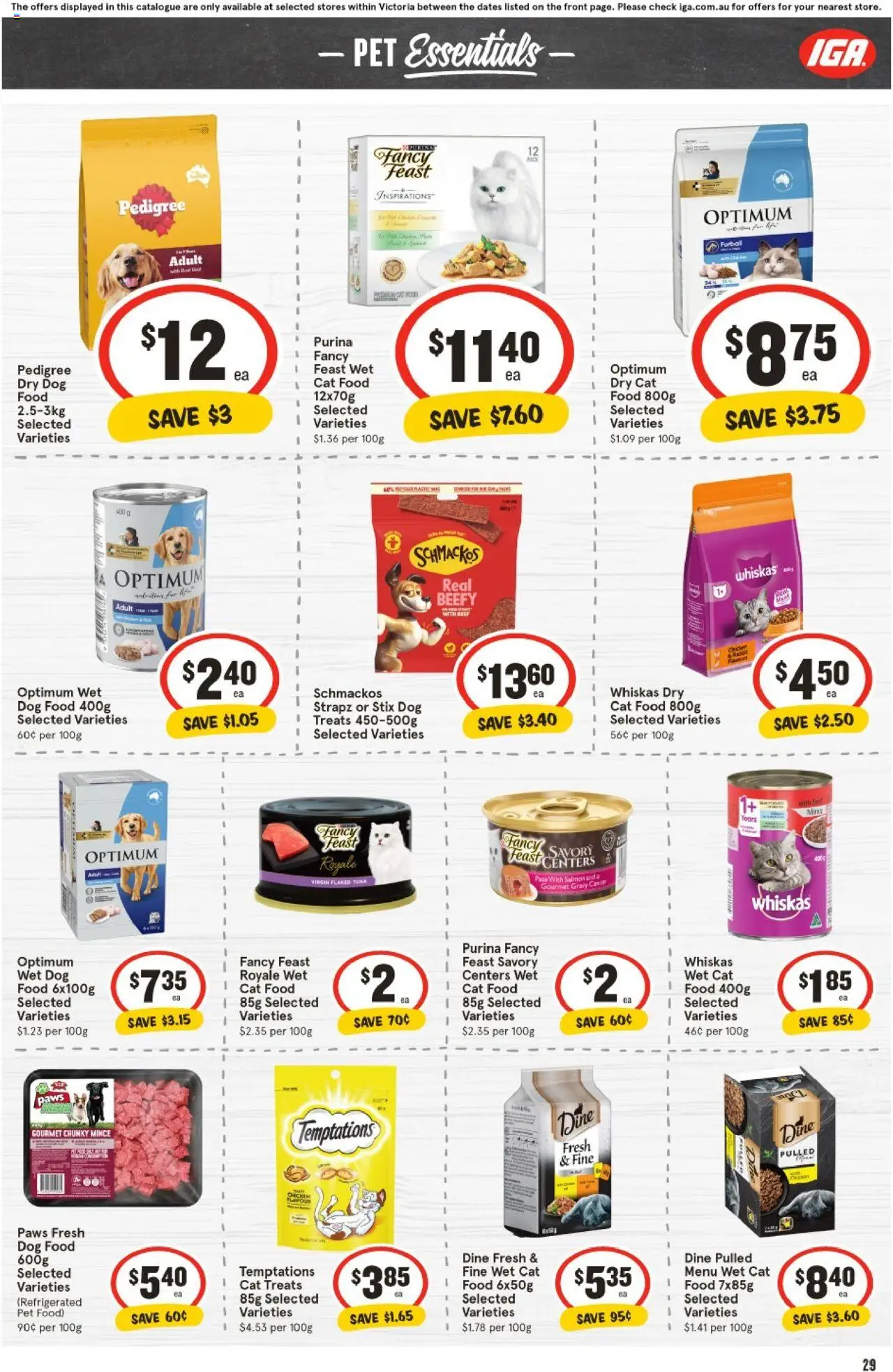 IGA catalogue - valid from 27.08.2025 | Page: 30 | Products: Chicken, Beef, Dog food, Salmon