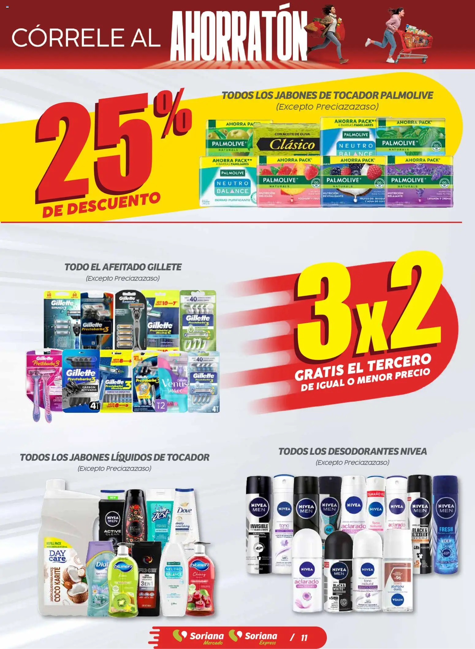 Nuevas ofertas de Soriana válidas en toda la República Mexicana desde el 06.11.2025. ¡Encuentra las mejores ofertas en Soriana - Ahorratón Soriana Mercado Nacional! | Página: 11