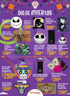 Vista previa de Soriana - Halloween y Día de muertos Híper Nacional, nuevo folleto de la tienda, válido en México a partir del 16.10.2025 | Página: 28 | Productos: Toalla, Baño, Tapete
