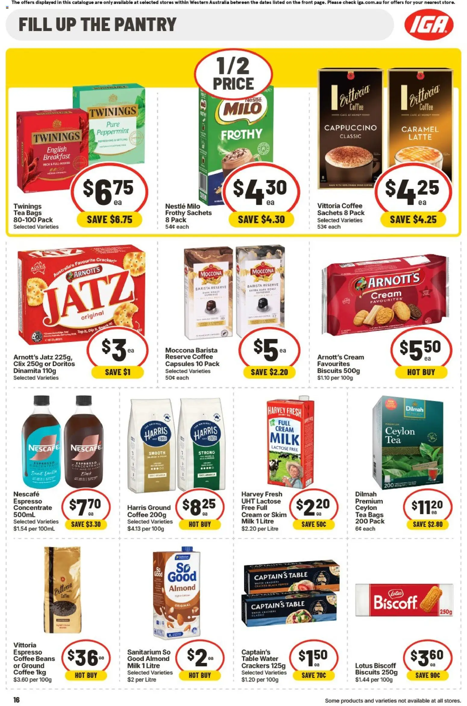IGA catalogue - valid from 15.04.2026 | Page: 16 | Products: Chocolate, Rice, Chips, Salt