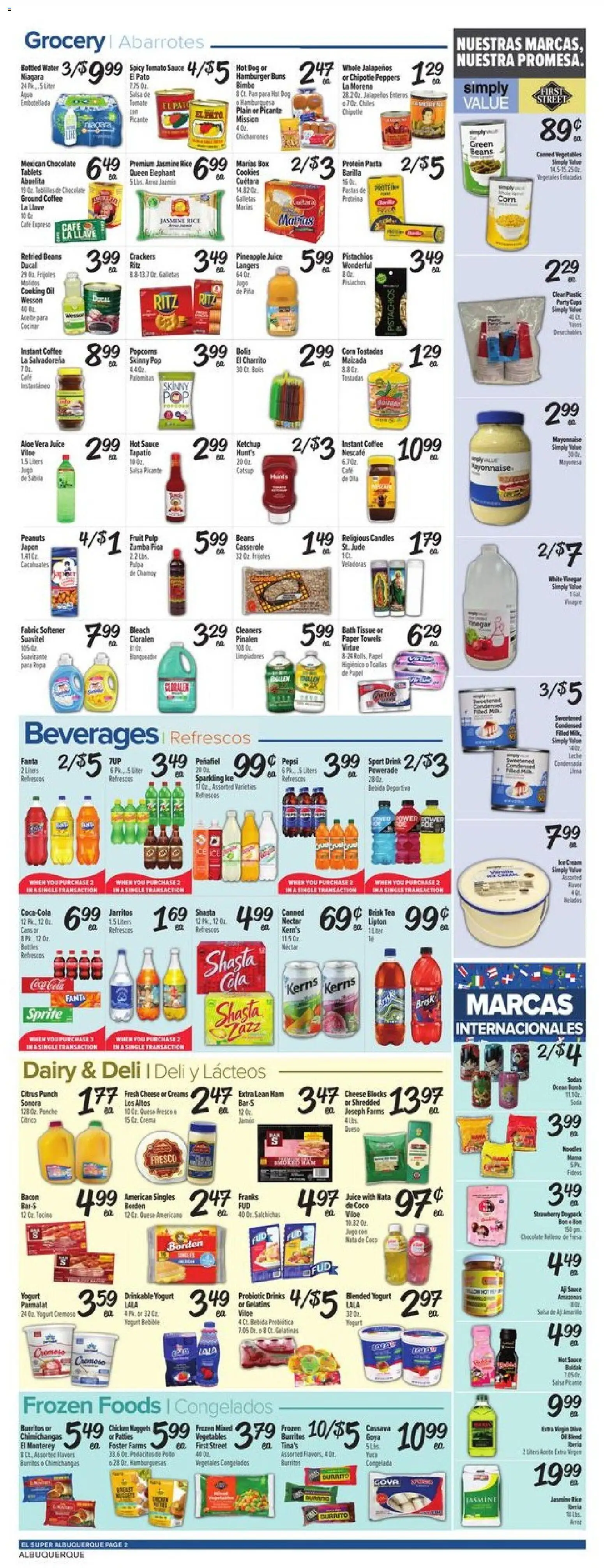 El Super Weekly Ad - NM - valid from 15.04.2026 | Page: 2 | Products: Peppers, Pan, Yogurt, Fabric softener