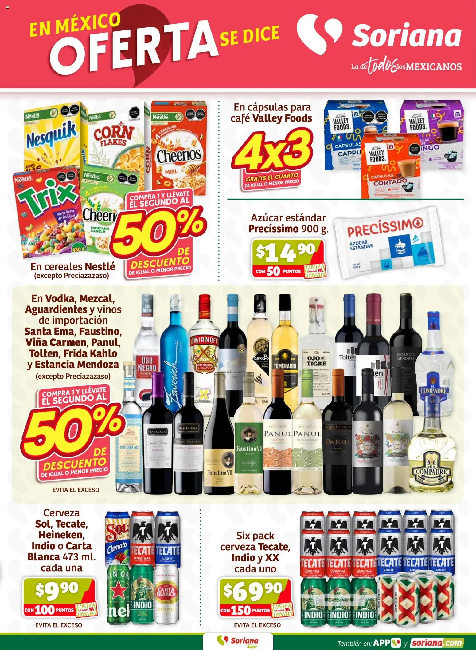 Nuevas ofertas de Soriana Fin de Semana Súper: Ver, Tab, Chis, Camp, Yuc y Q. Roo válidas en toda la República Mexicana desde el 19.03.2026. ¡Encuentra las mejores ofertas en Soriana Fin de Semana Súper: Ver, Tab, Chis, Camp, Yuc y Q. Roo! | Página: 2 | Productos: Manzana, Café, Cerveza, Cereales