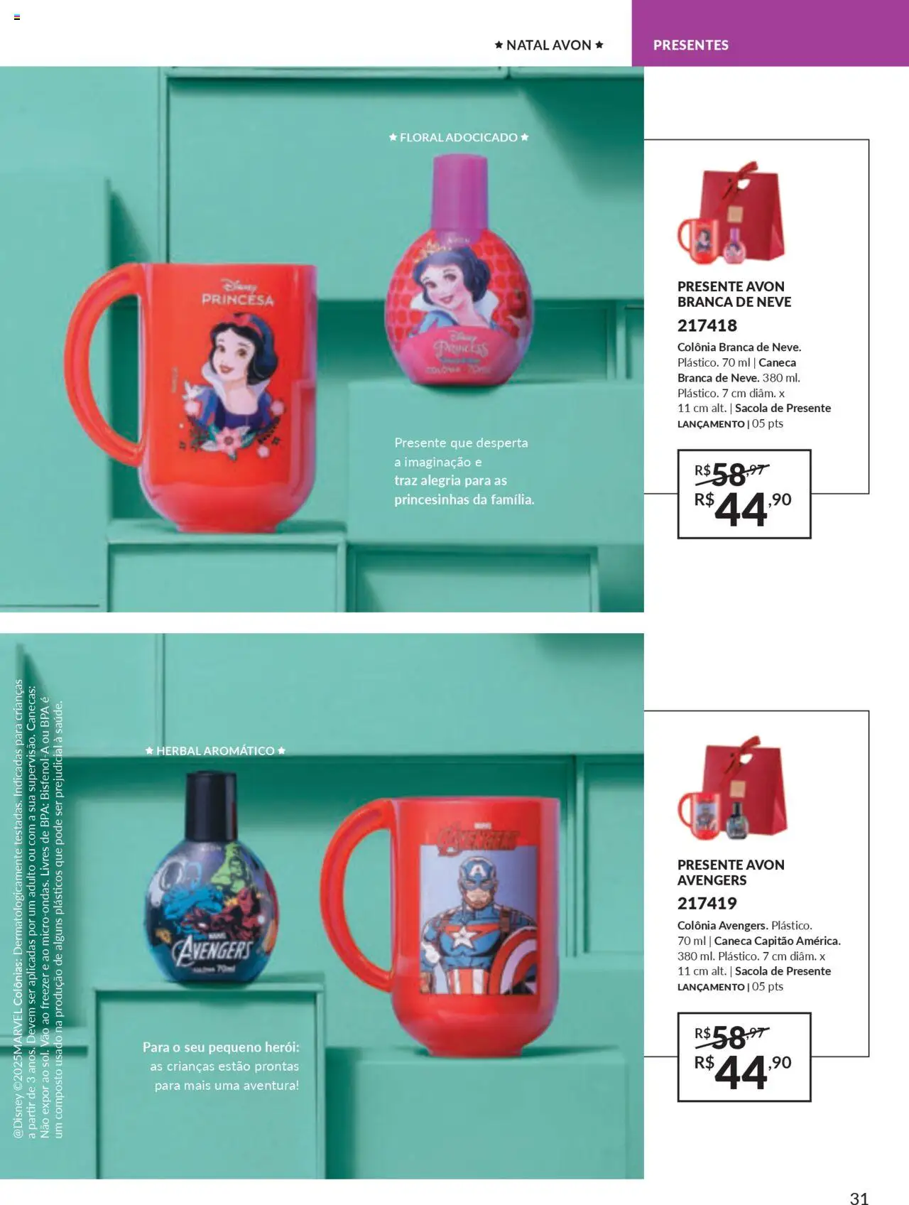 Avon Folheto - válido de 27.09.2025 | Página: 31 | Produtos: Freezer, Caneca