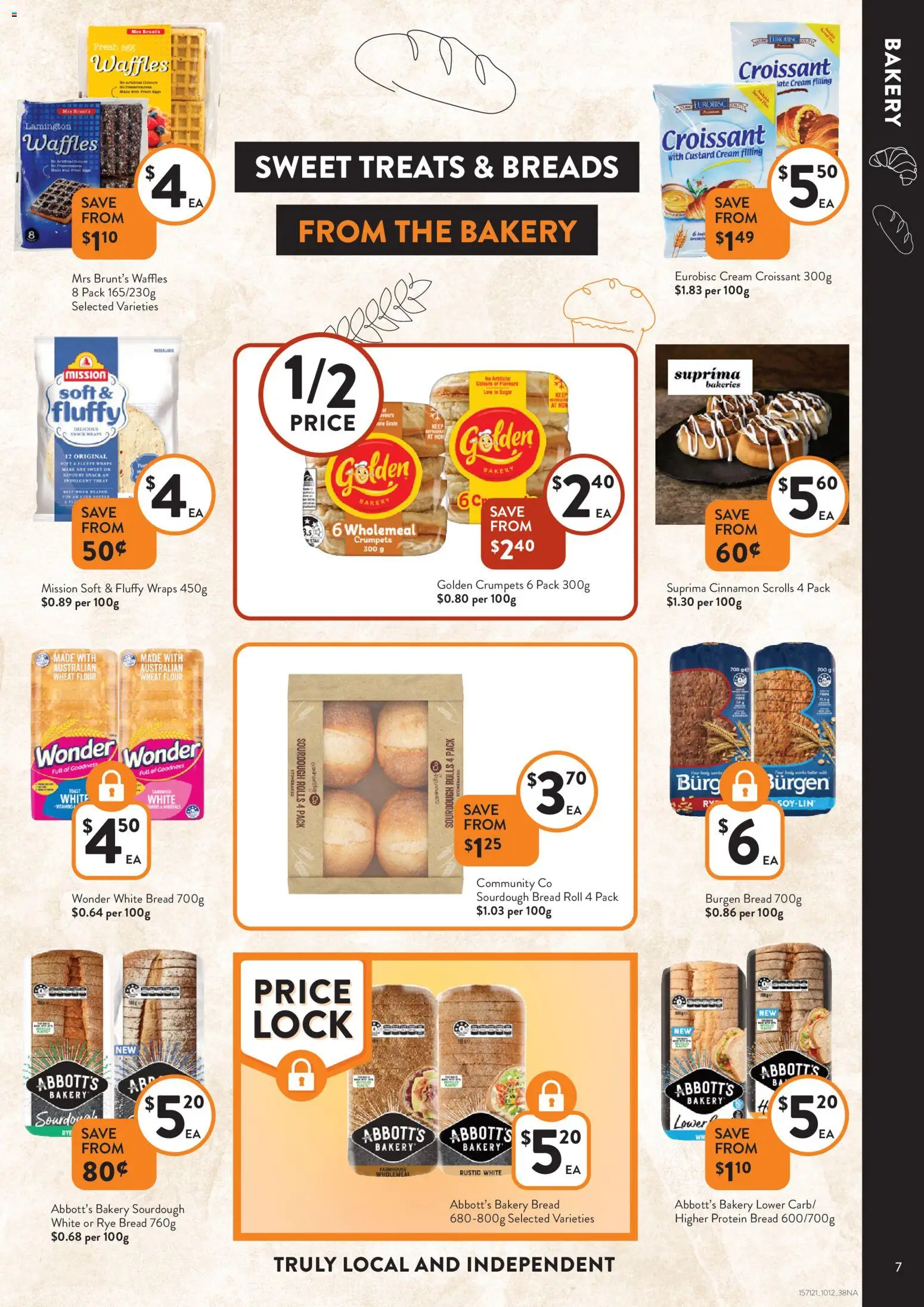 Foodworks catalogue - valid from 10.12.2025 | Page: 7 | Products: Crumpets, Flour, Rye, Bakery
