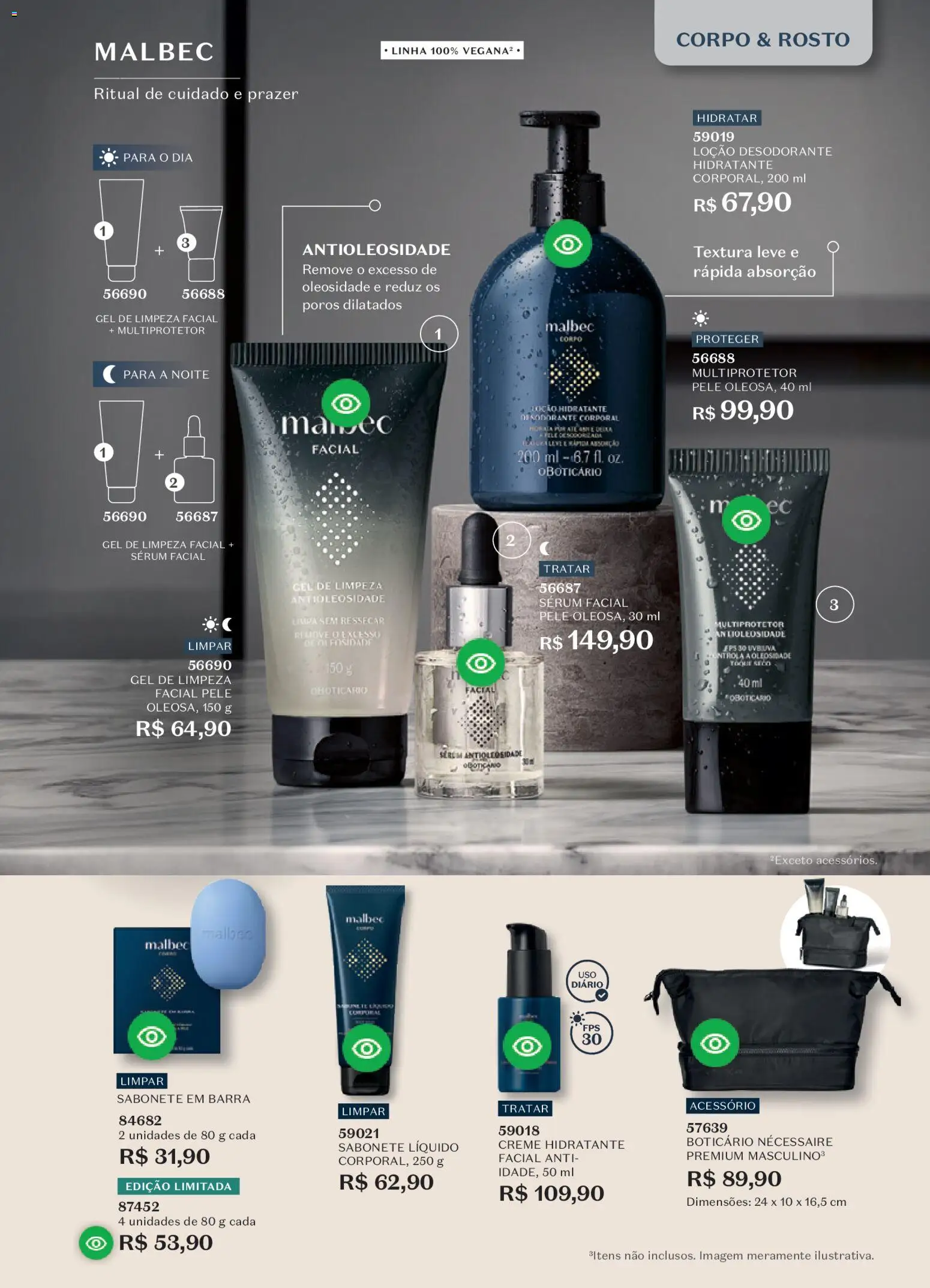 O Boticário Folheto - válido de 02.03.2026 | Página: 21 | Produtos: Desodorante, Necessaire, Gel de limpeza, Creme