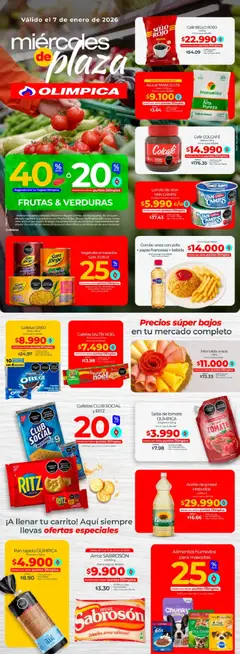 Olímpica - Miércoles de plaza -  Vista previa de la revista de la tienda Olímpica valido desde el 07.01.2026