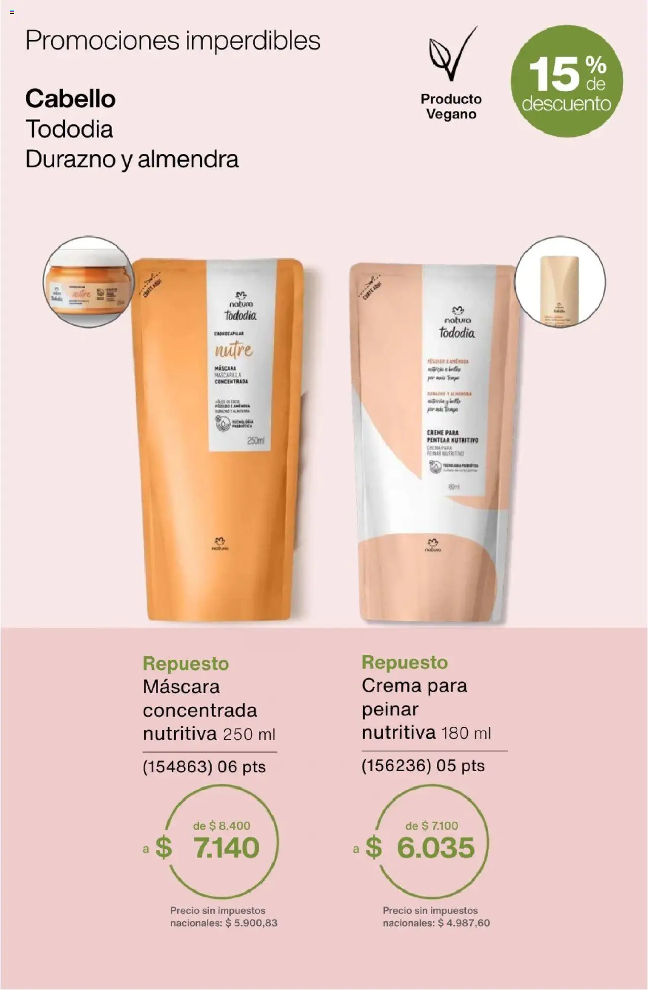 Natura - Catálogo Ciclo 15 │ válido desde el 01.10.2025 | Página: 44 | Productos: Mascarilla, Máscara, Almendra, Crema